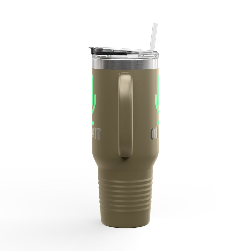 OH S#!T Travel Mug – Hot Mic Zoom Meeting Horror Tumbler