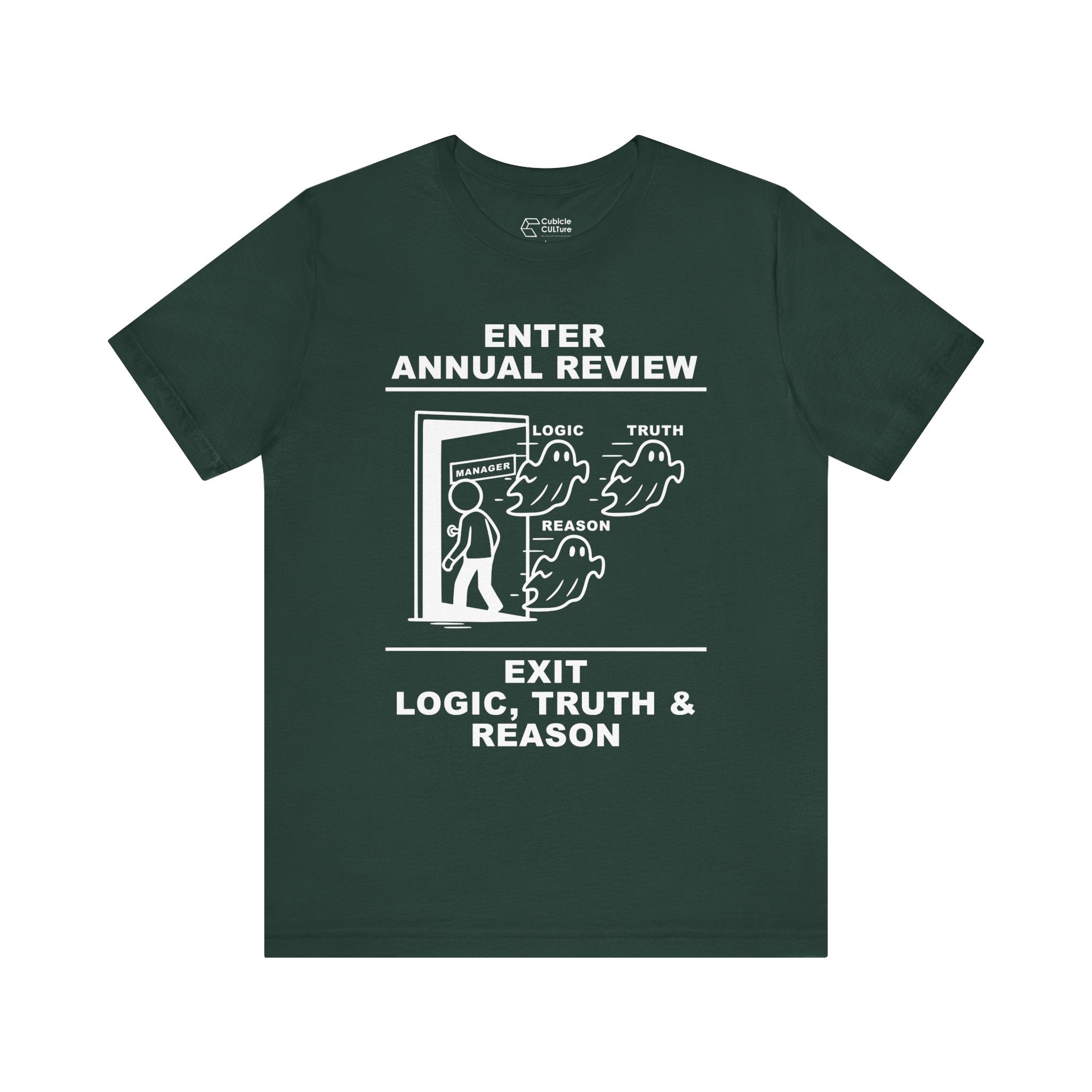 Annual Review T-Shirt – Cliffverse Office Humor Graphic Tee for Corporate Survivors