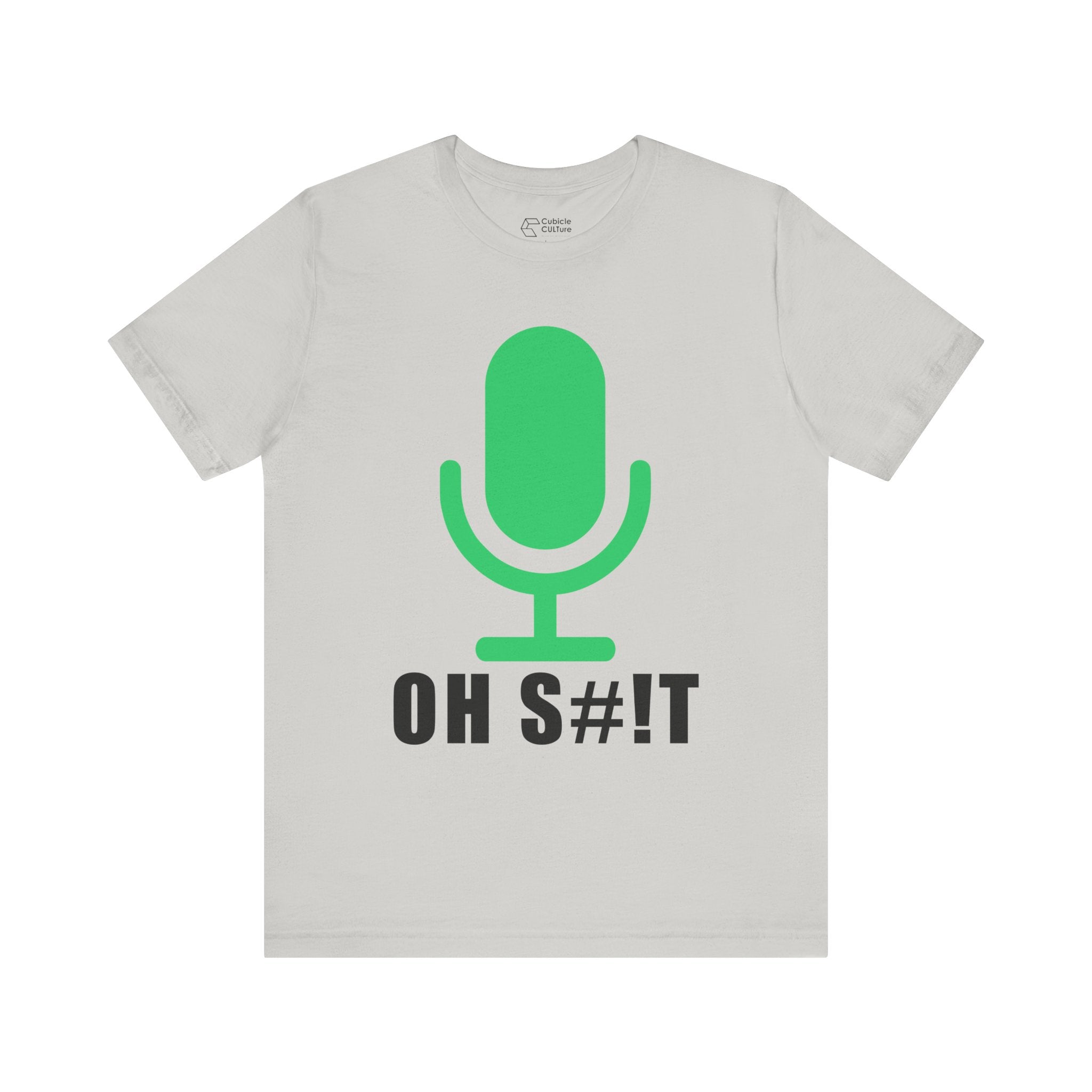 OH S#!T T-Shirt – Hot Mic Zoom Meeting Horror Graphic Tee