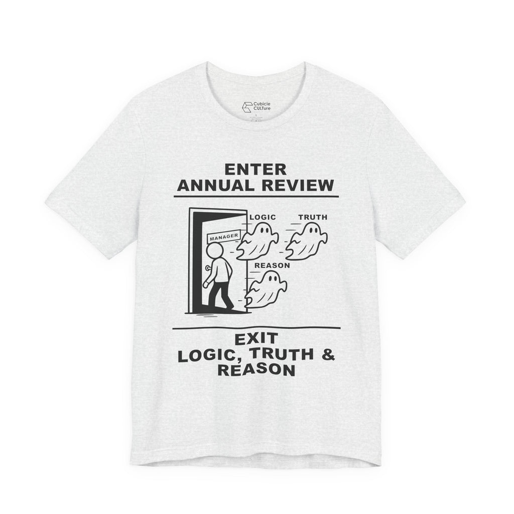 Annual Review T-Shirt – Cliffverse Office Humor Graphic Tee for Corporate Survivors