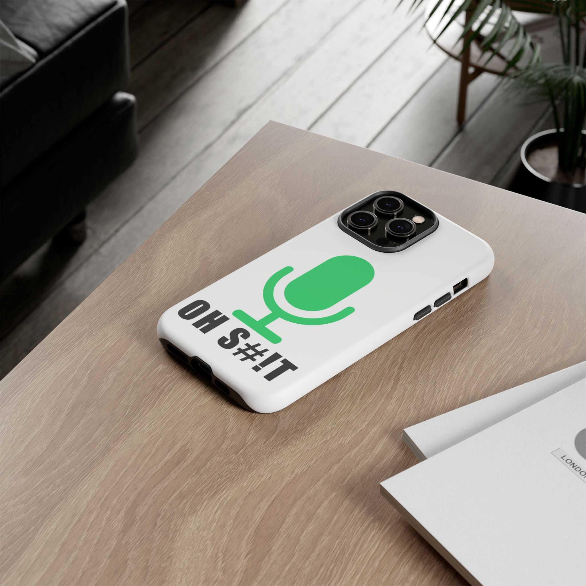 OH S#!T Phone Case – Hot Mic Zoom Meeting Horror Mobile Cover