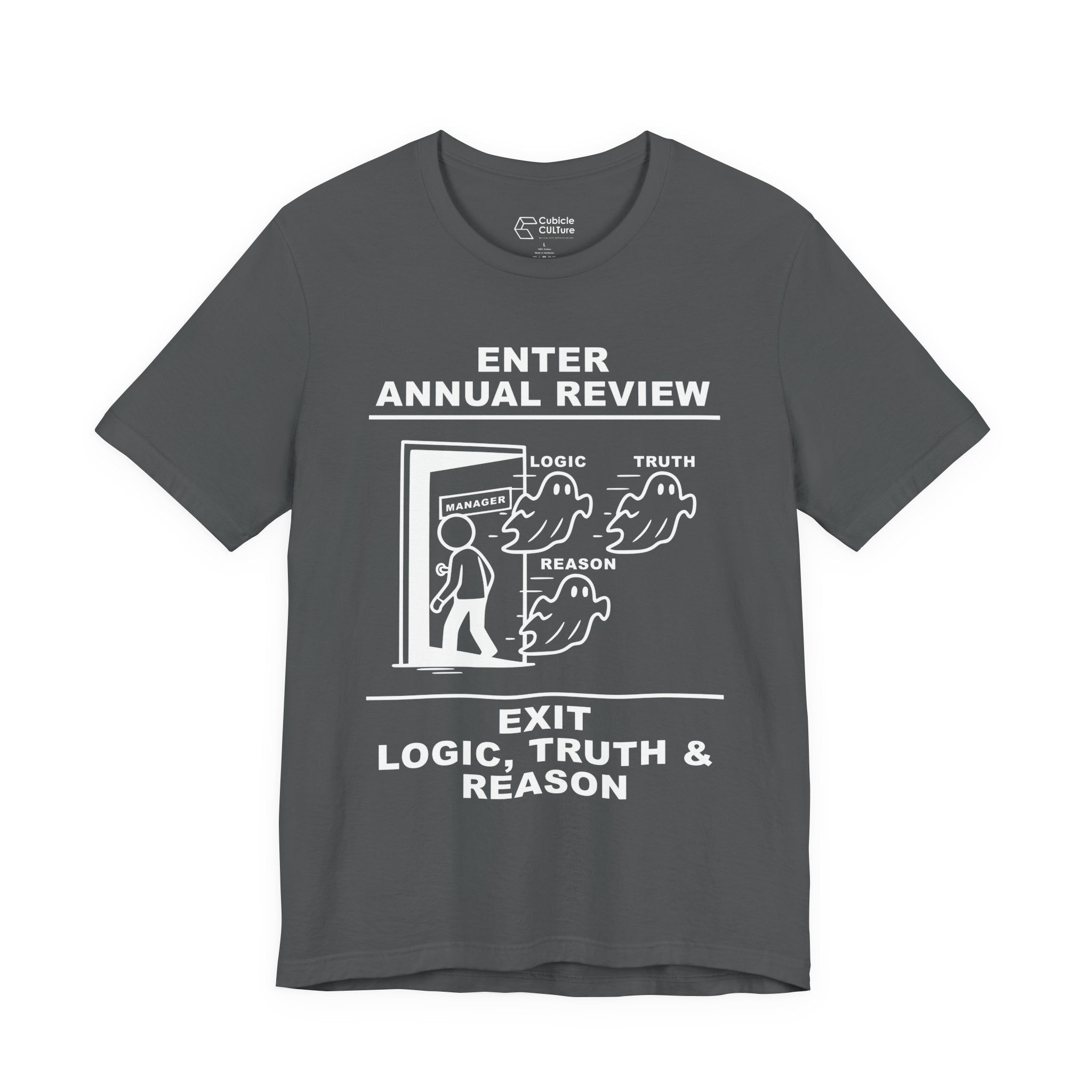 Annual Review T-Shirt – Cliffverse Office Humor Graphic Tee for Corporate Survivors