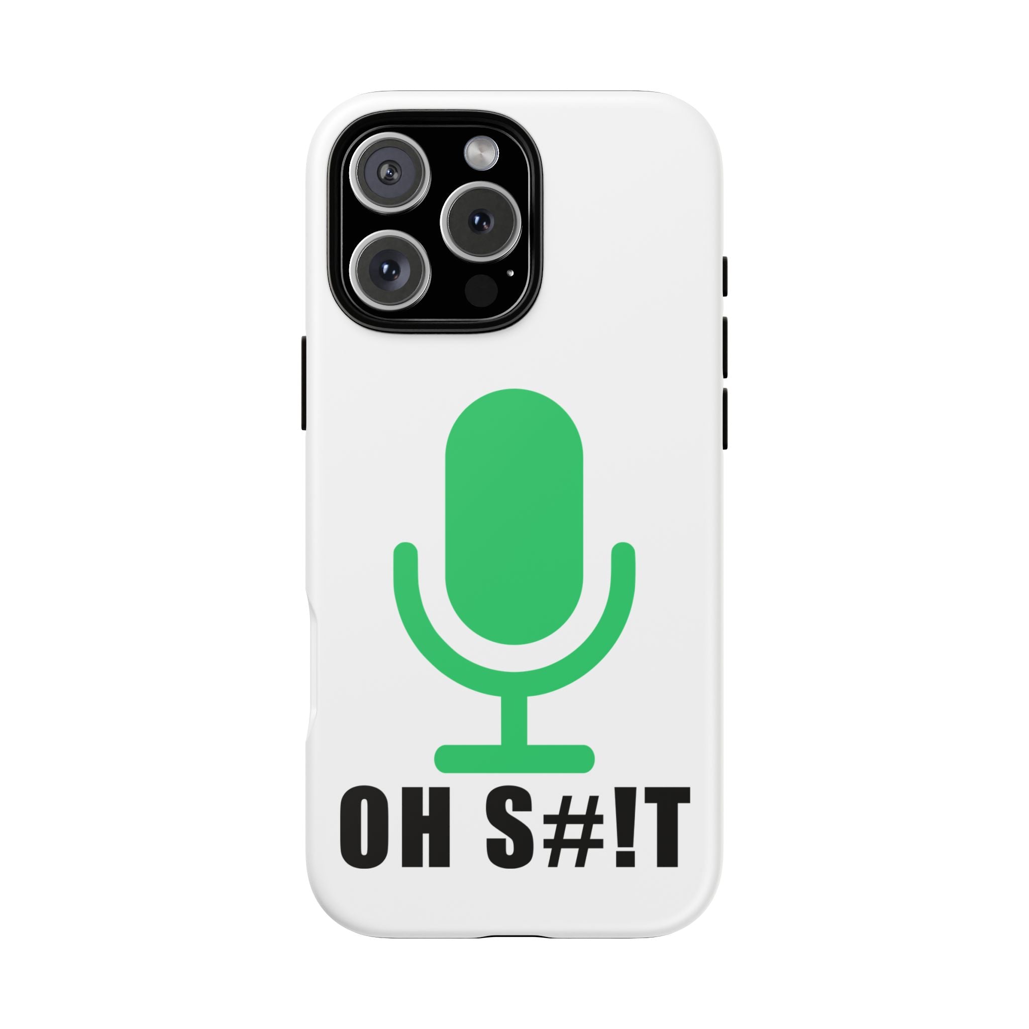 OH S#!T Phone Case – Hot Mic Zoom Meeting Horror Mobile Cover
