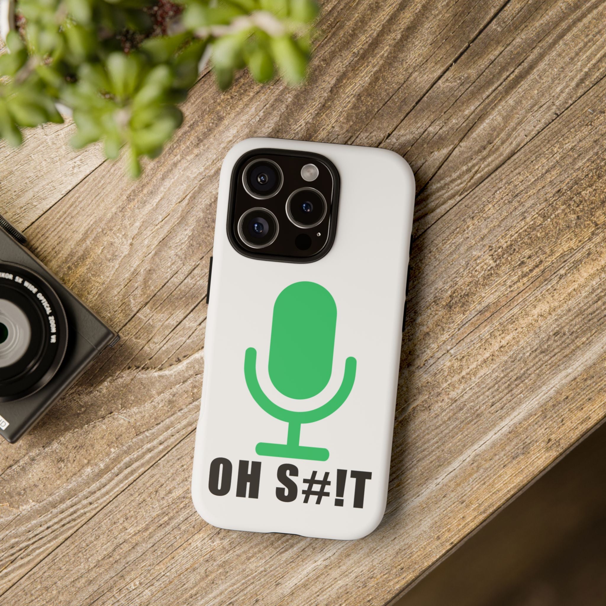 OH S#!T Phone Case – Hot Mic Zoom Meeting Horror Mobile Cover
