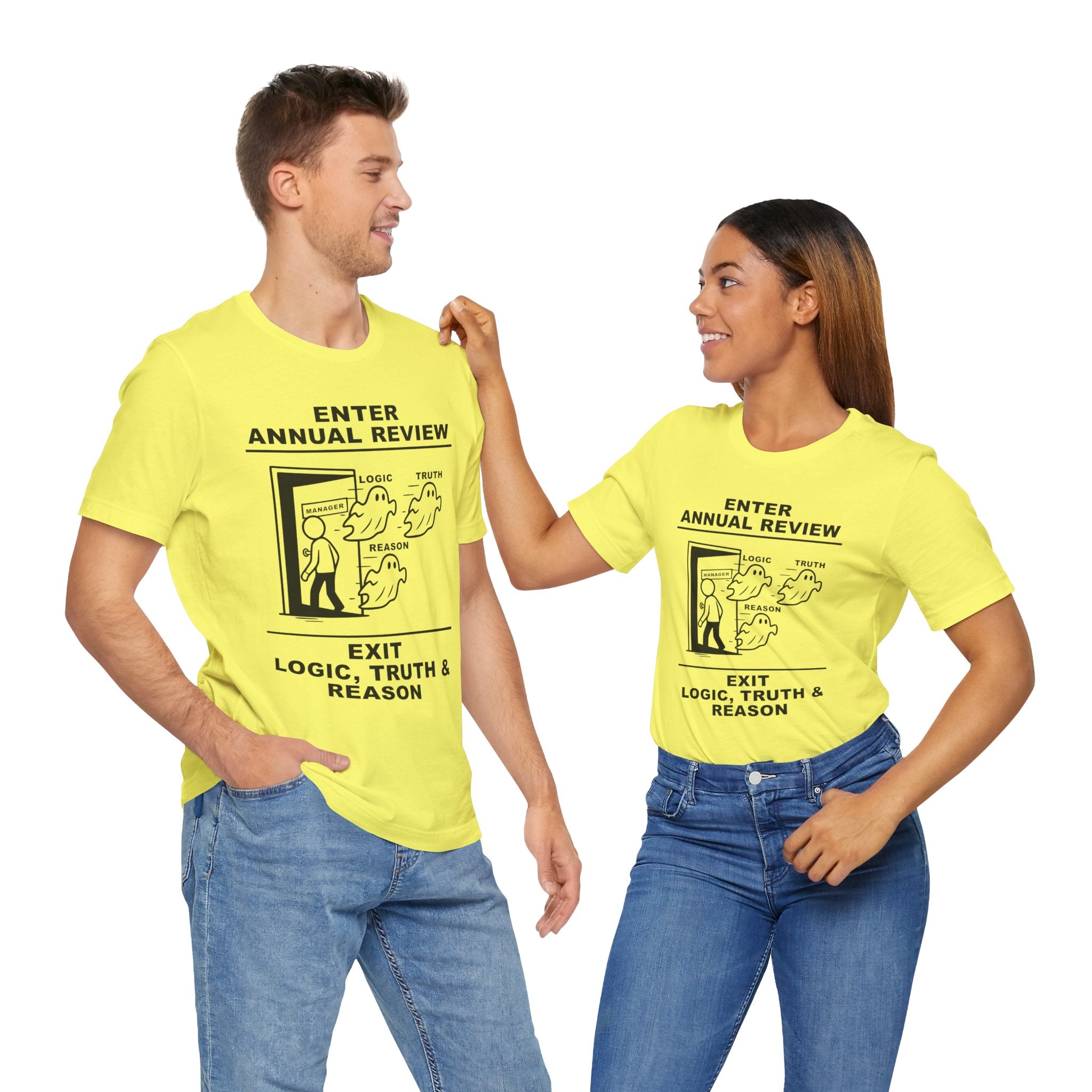 Annual Review T-Shirt – Cliffverse Office Humor Graphic Tee for Corporate Survivors