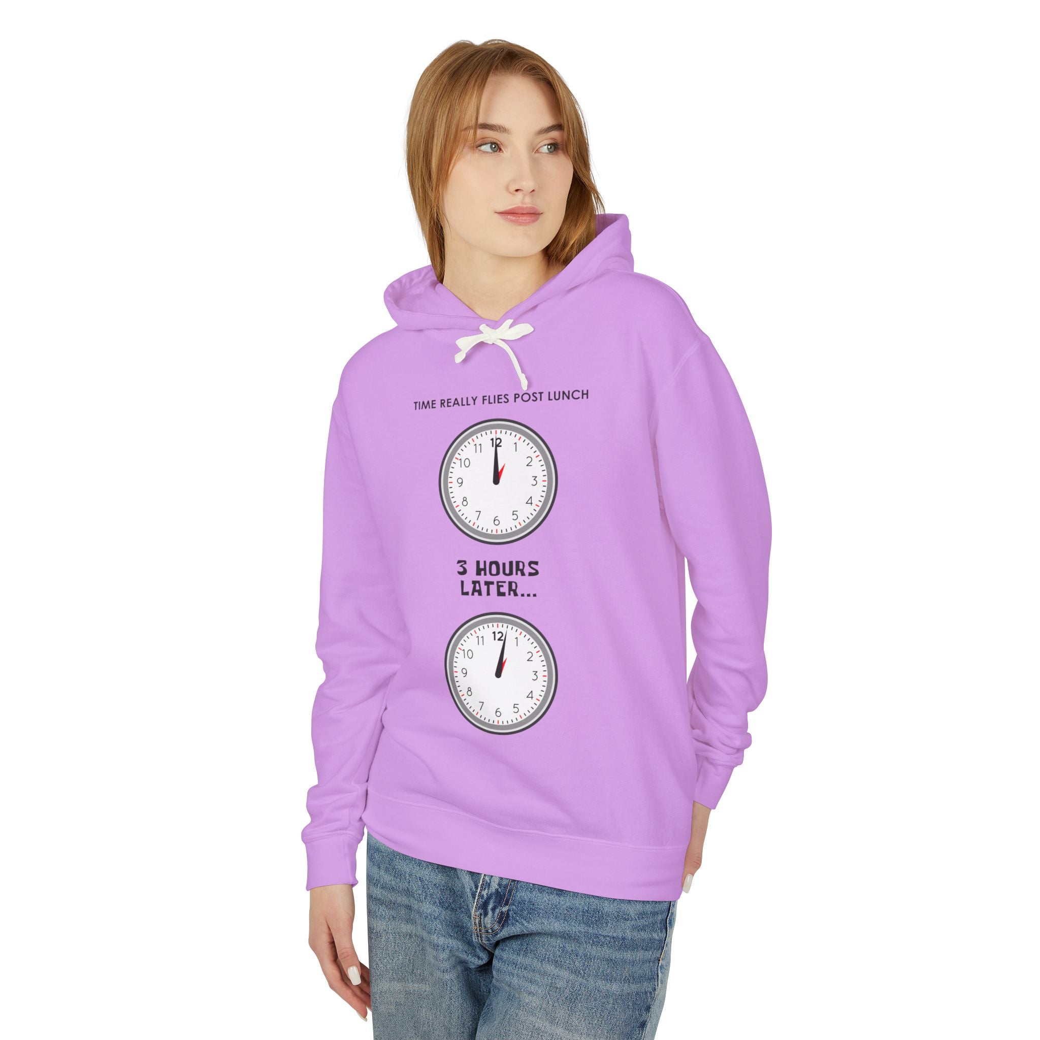 Post Lunch Woe Hoodie – Dark Humor Office Survival Sweatshirt
