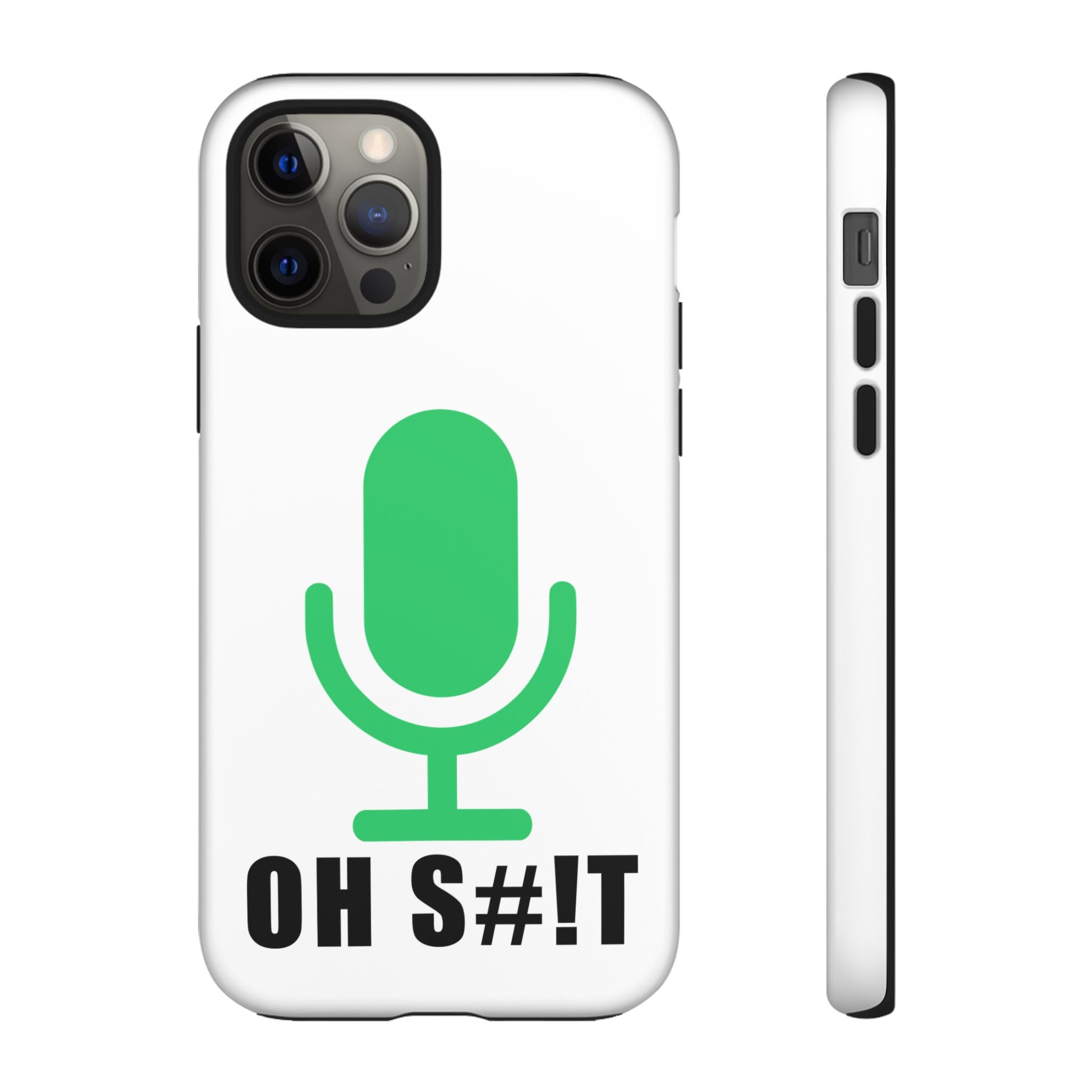 OH S#!T Phone Case – Hot Mic Zoom Meeting Horror Mobile Cover