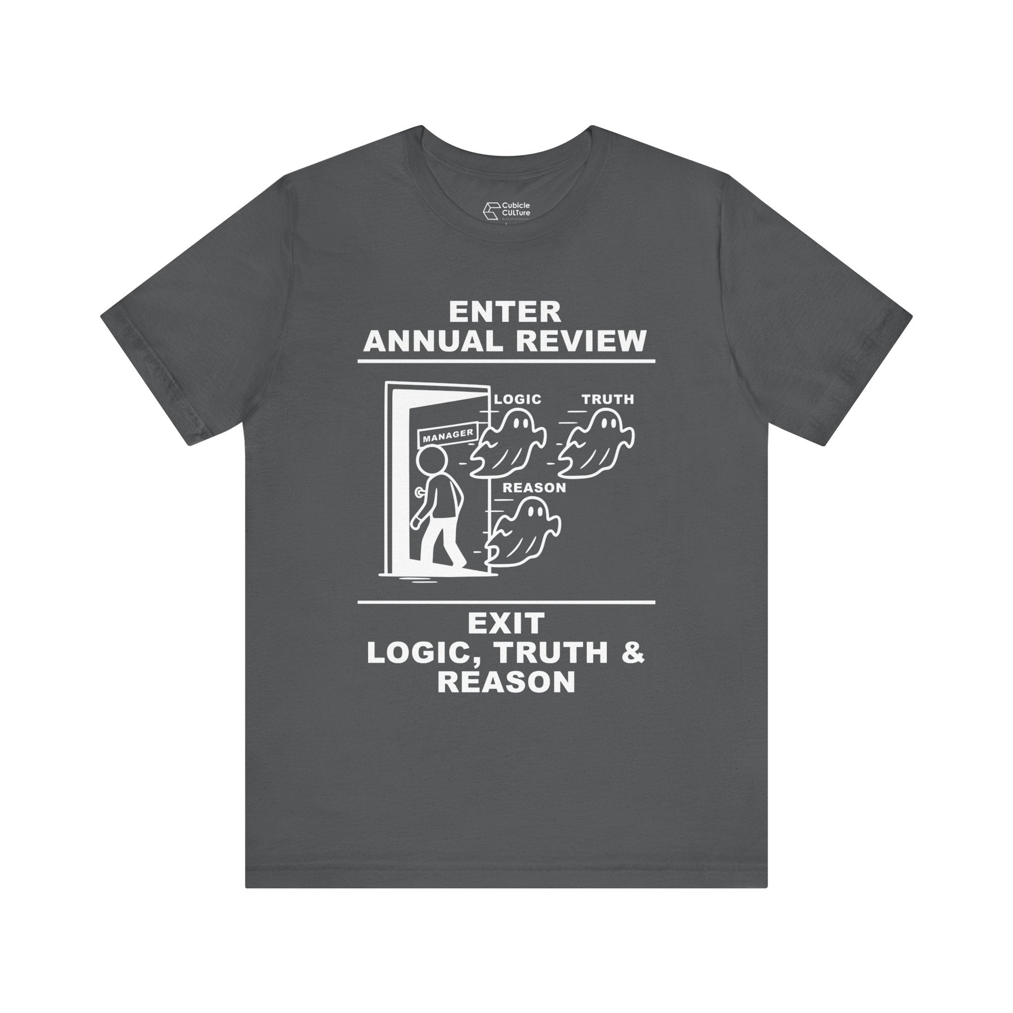 Annual Review T-Shirt – Cliffverse Office Humor Graphic Tee for Corporate Survivors
