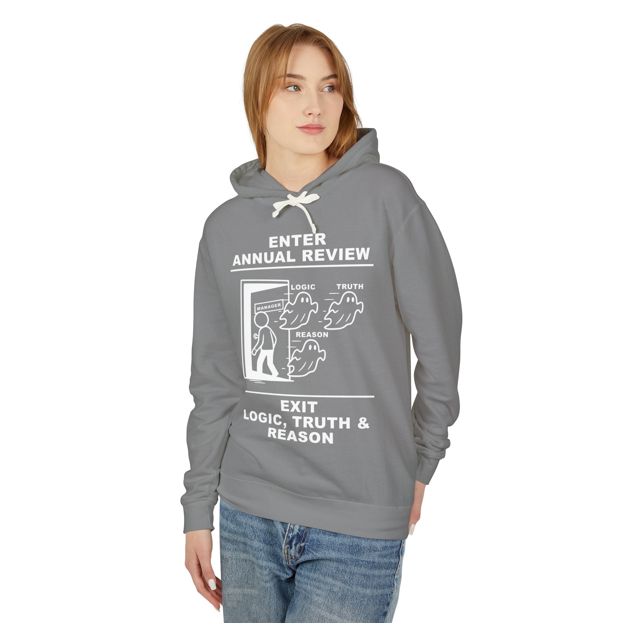 Annual Review Hoodie – Cliffverse Office Humor Hoodie for Corporate Survivors