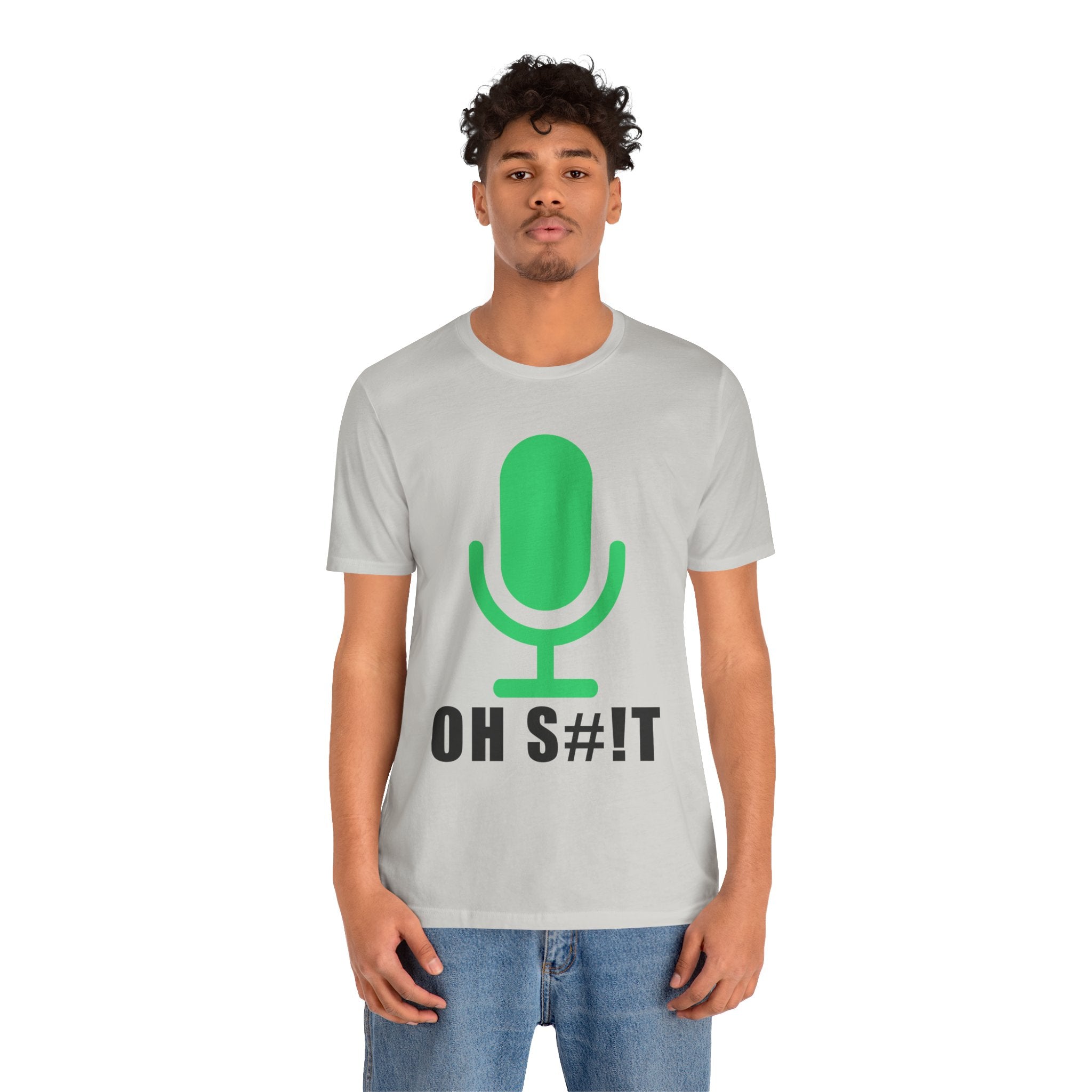 OH S#!T T-Shirt – Hot Mic Zoom Meeting Horror Graphic Tee