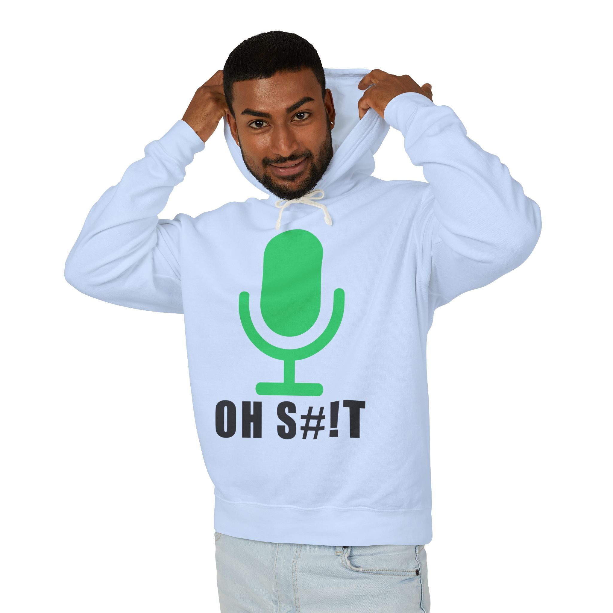 OH S#!T Hoodie – Hot Mic Zoom Meeting Horror Sweatshirt