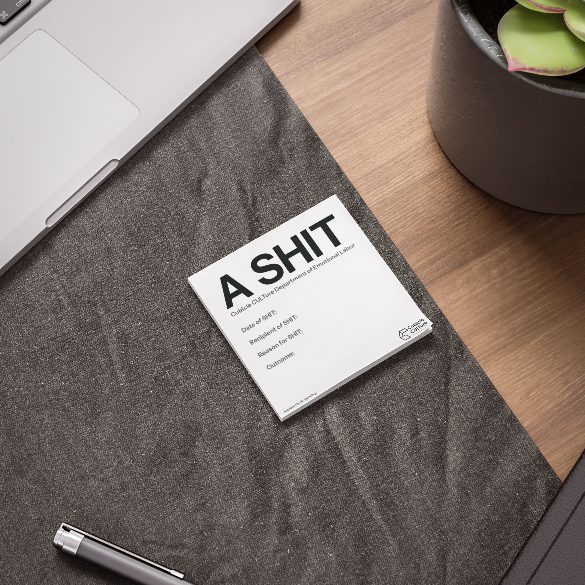 “A SHIT” – The Official Corporate Accountability Notepad