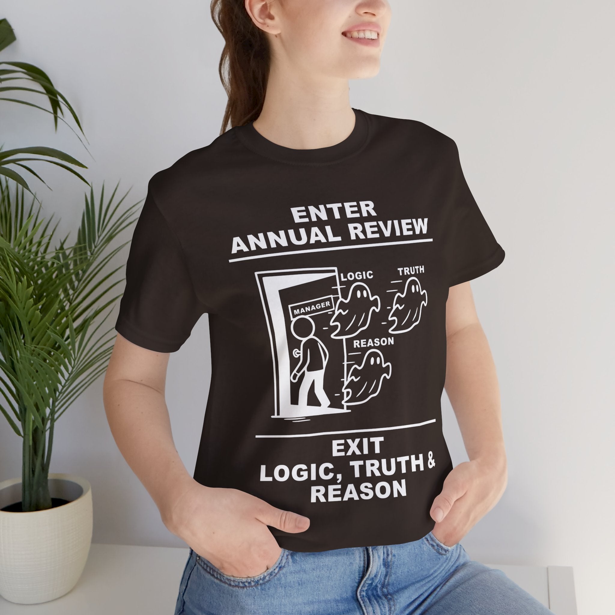 Annual Review T-Shirt – Cliffverse Office Humor Graphic Tee for Corporate Survivors