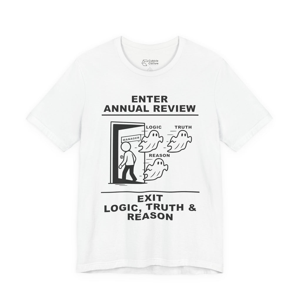 Annual Review T-Shirt – Cliffverse Office Humor Graphic Tee for Corporate Survivors