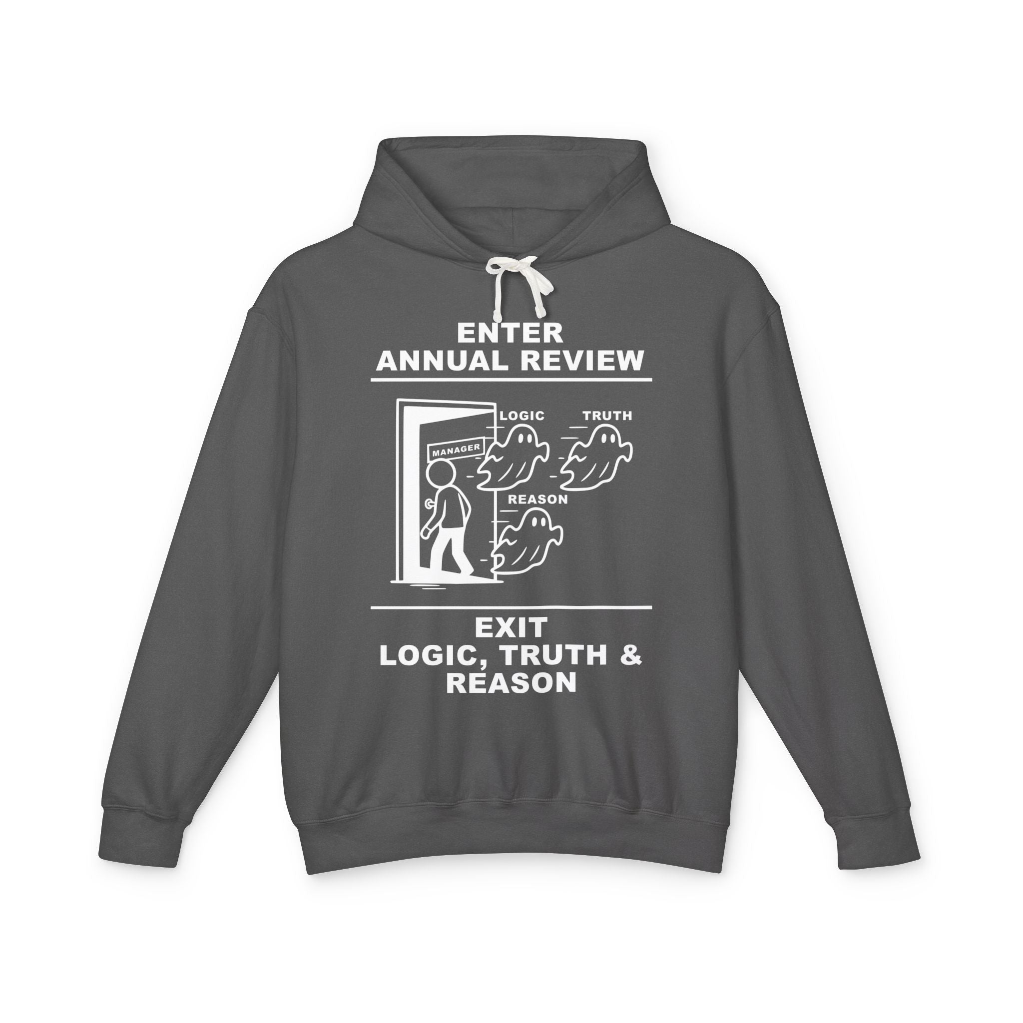 Annual Review Hoodie – Cliffverse Office Humor Hoodie for Corporate Survivors