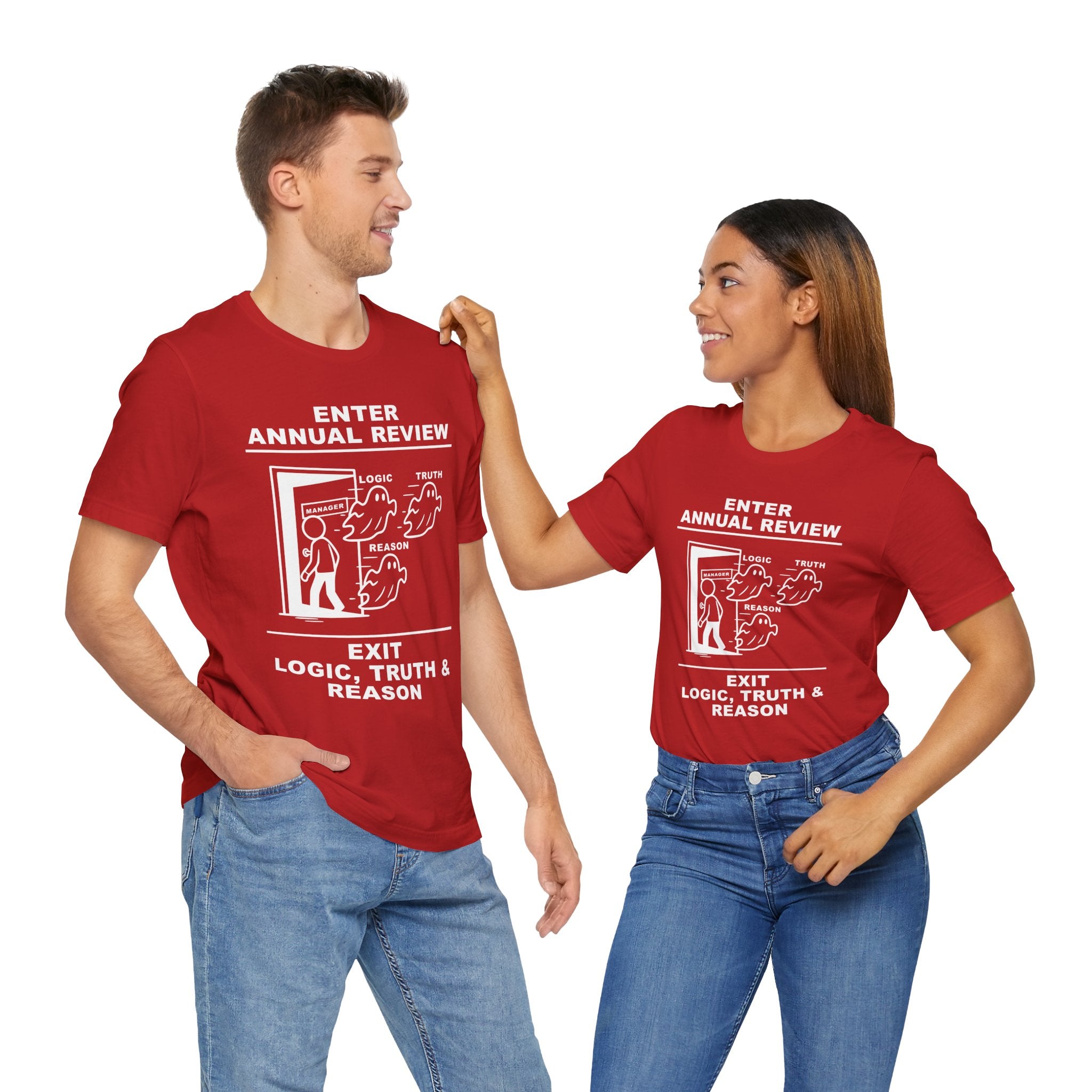 Annual Review T-Shirt – Cliffverse Office Humor Graphic Tee for Corporate Survivors