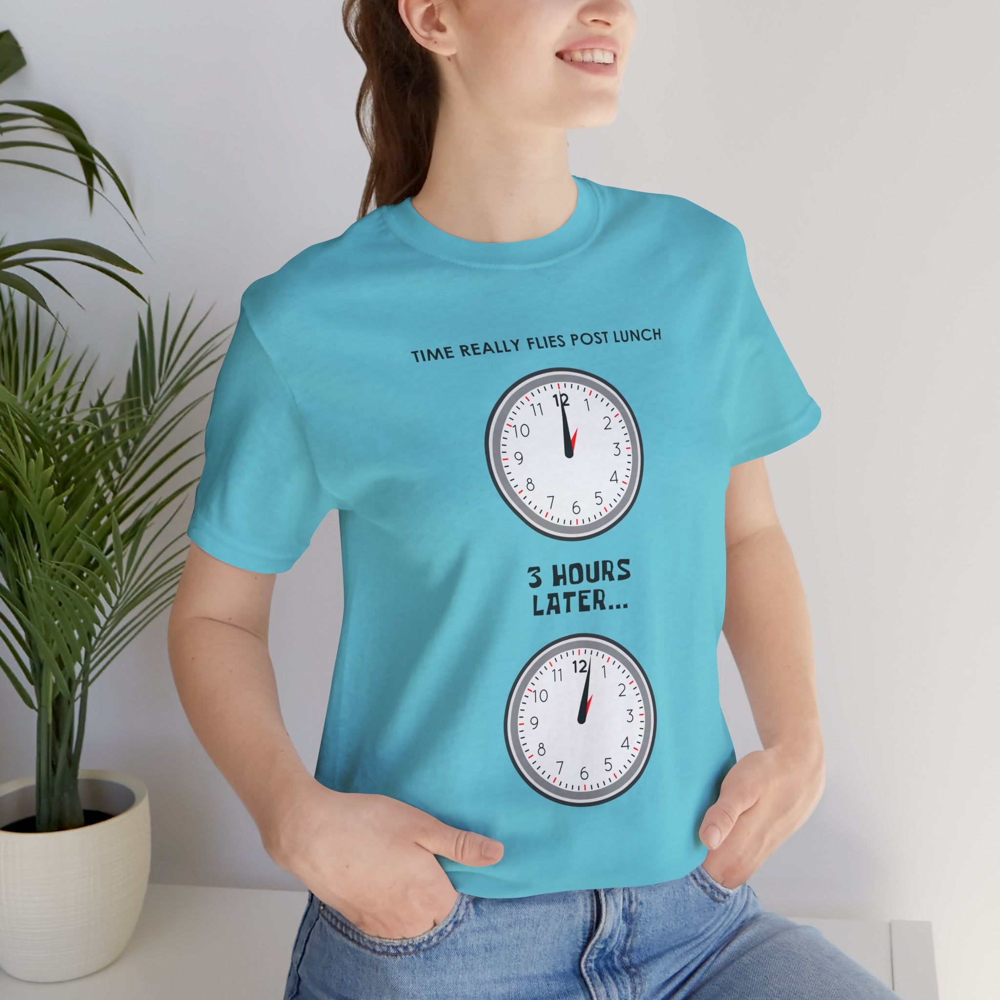 Post Lunch Woe T-Shirt – Dark Humor Afternoon Slump Graphic Tee