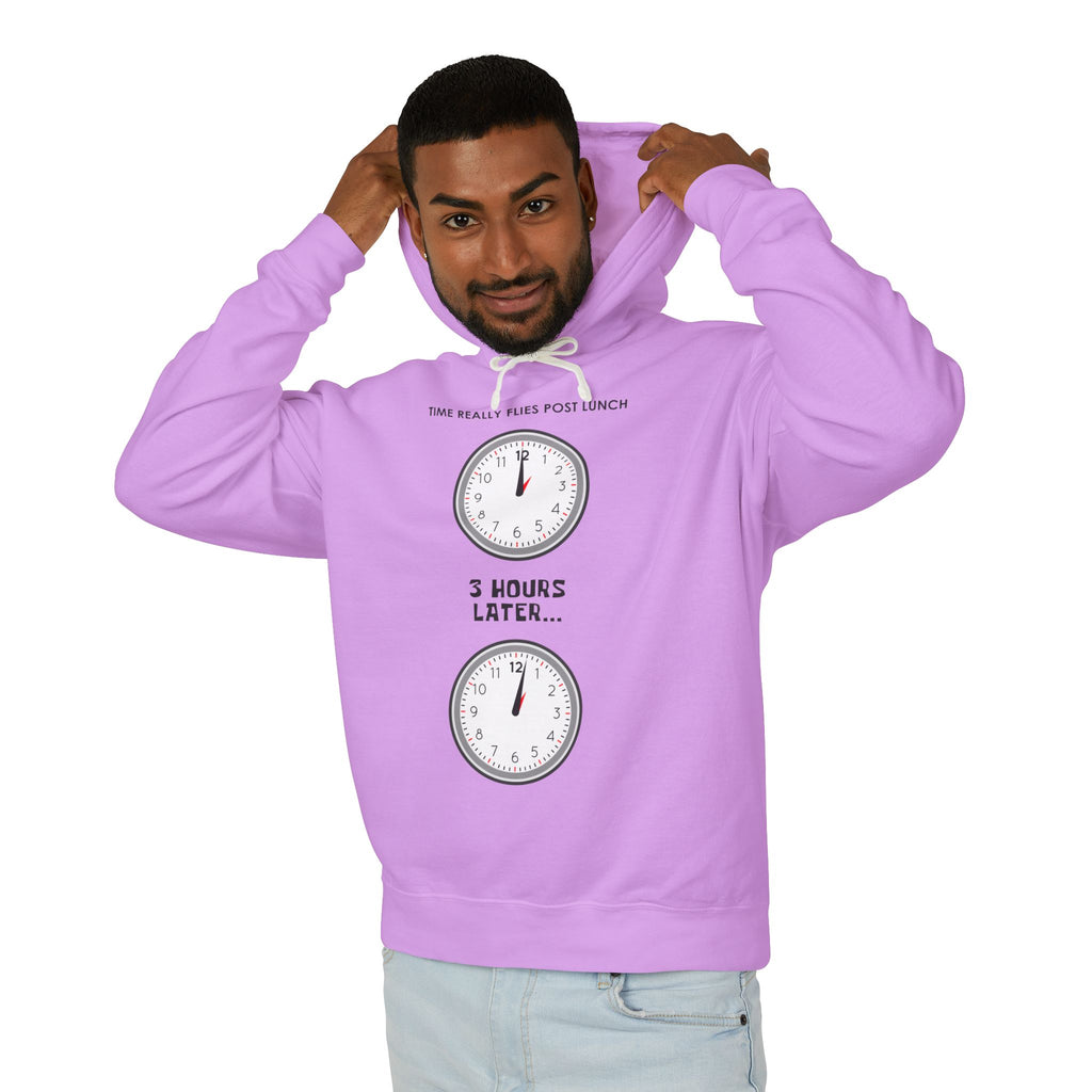Post Lunch Woe Hoodie – Dark Humor Office Survival Sweatshirt