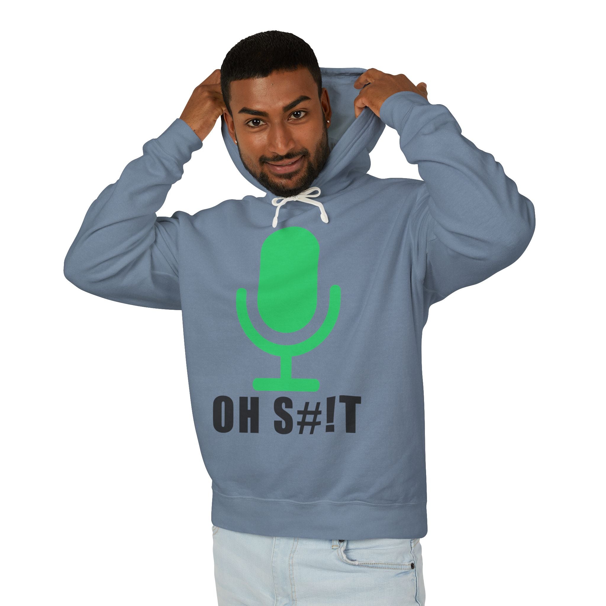 OH S#!T Hoodie – Hot Mic Zoom Meeting Horror Sweatshirt