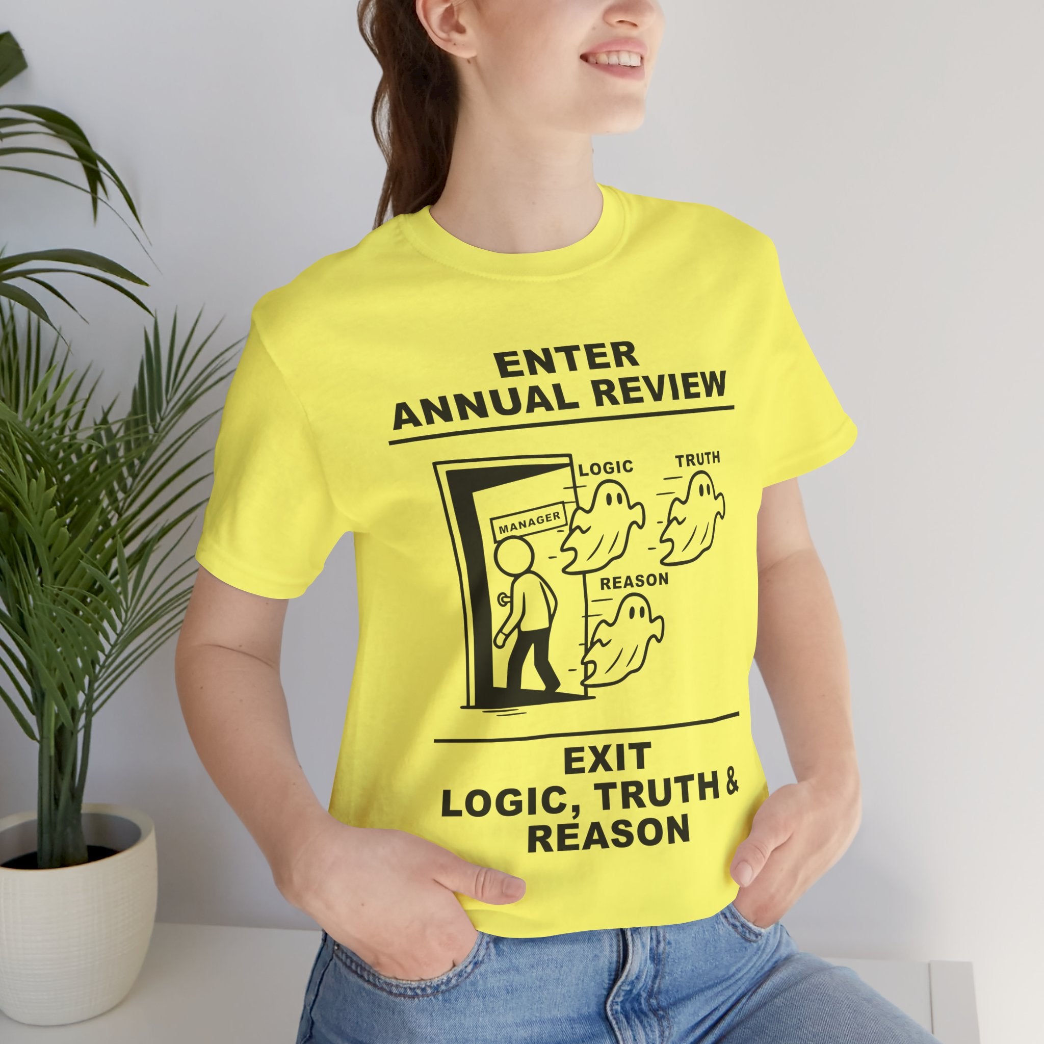 Annual Review T-Shirt – Cliffverse Office Humor Graphic Tee for Corporate Survivors