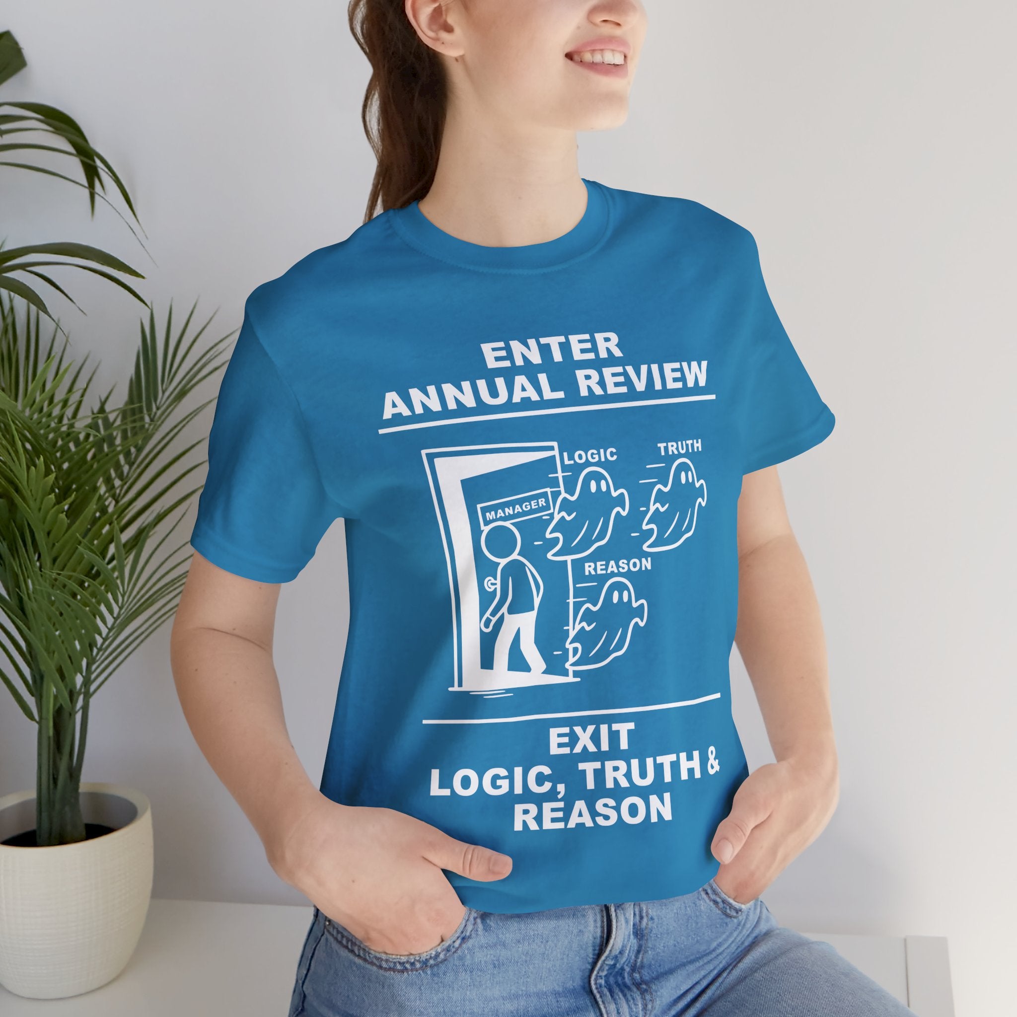Annual Review T-Shirt – Cliffverse Office Humor Graphic Tee for Corporate Survivors