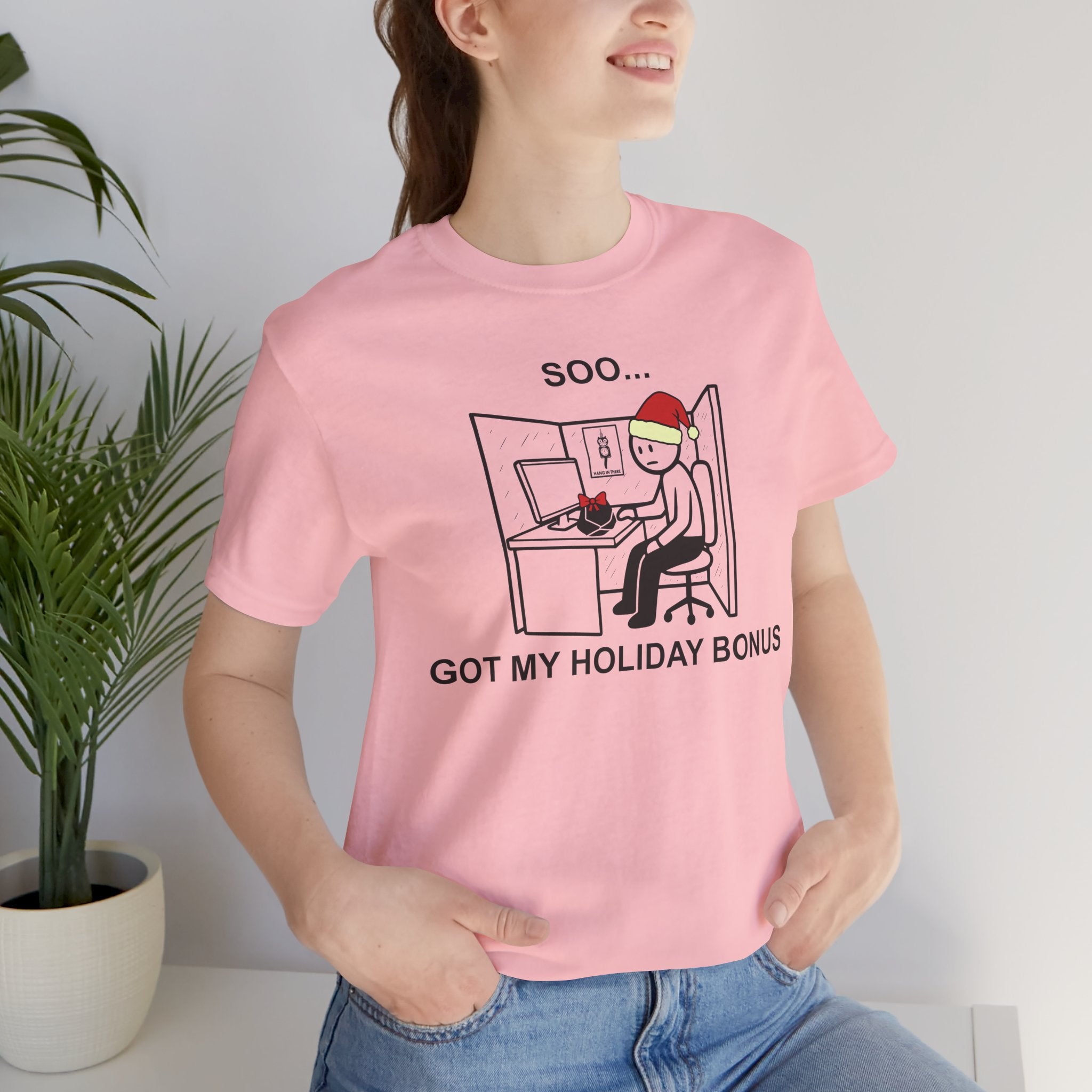 Holiday Bonus Comic T-Shirt – Cliffverse Dark Corporate Humor Christmas Graphic Tee