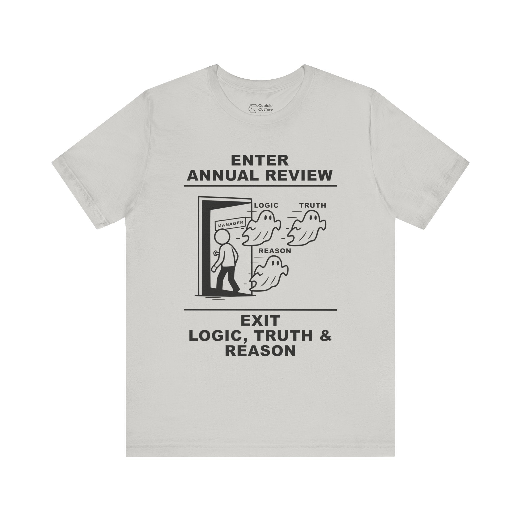 Annual Review T-Shirt – Cliffverse Office Humor Graphic Tee for Corporate Survivors
