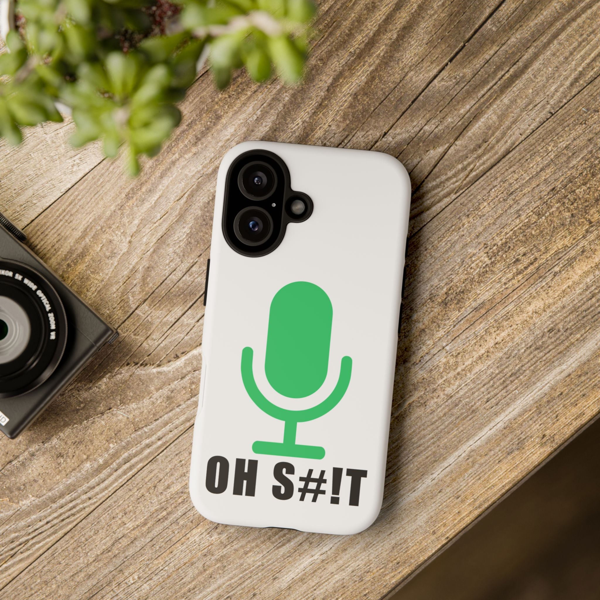 OH S#!T Phone Case – Hot Mic Zoom Meeting Horror Mobile Cover