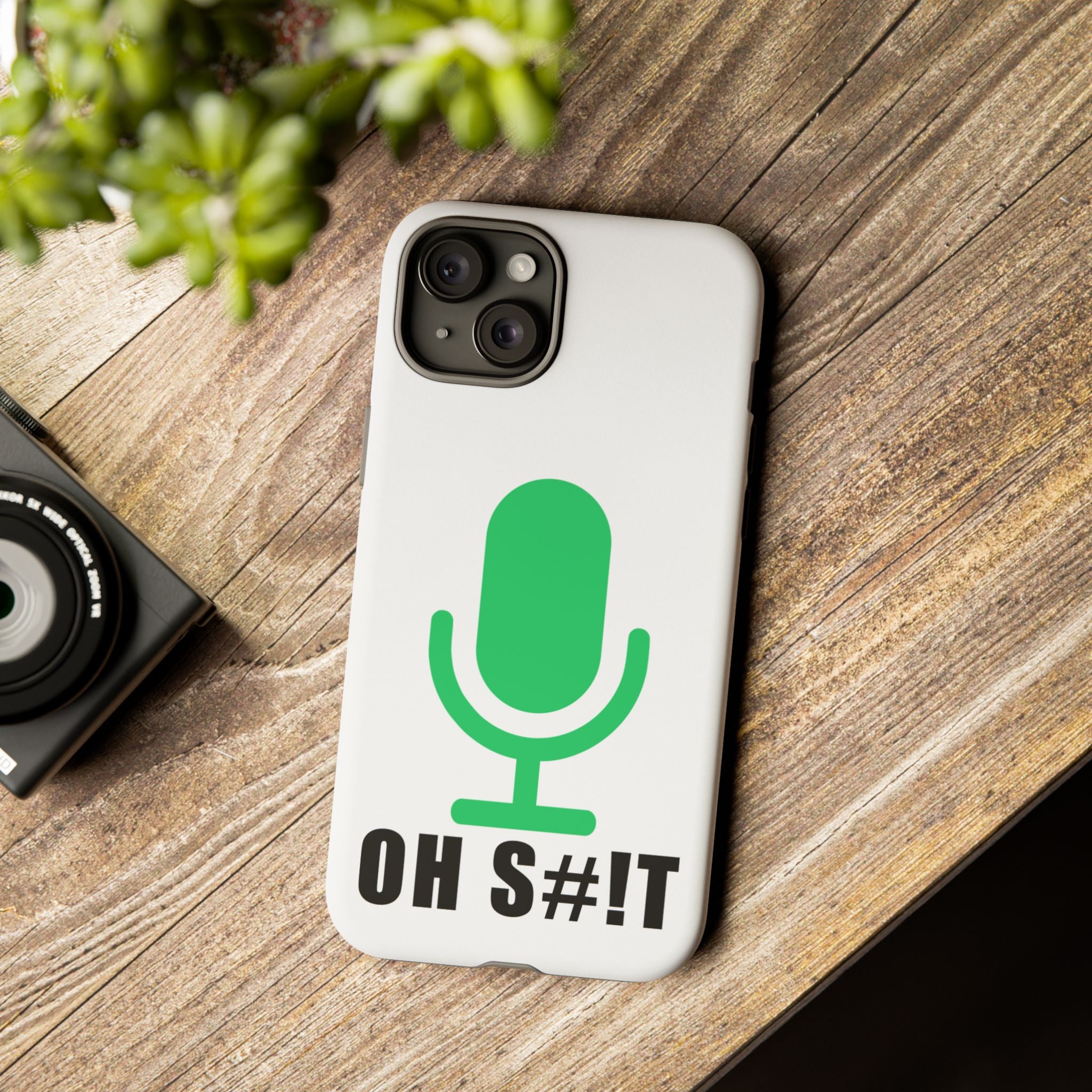 OH S#!T Phone Case – Hot Mic Zoom Meeting Horror Mobile Cover