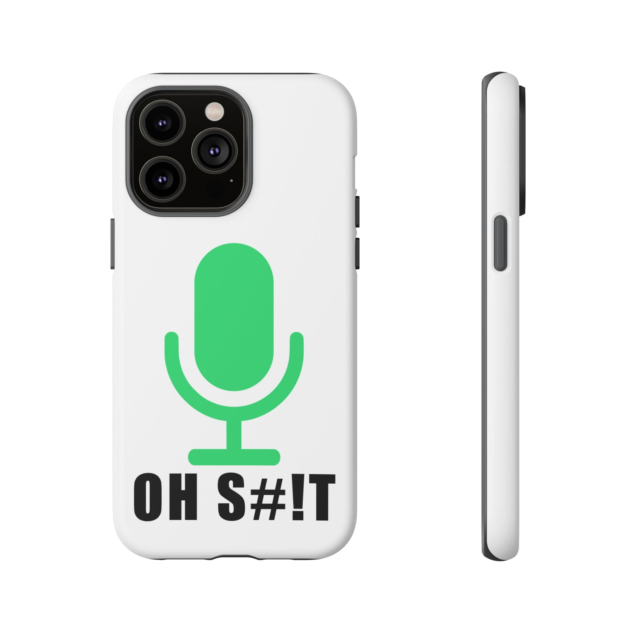 OH S#!T Phone Case – Hot Mic Zoom Meeting Horror Mobile Cover