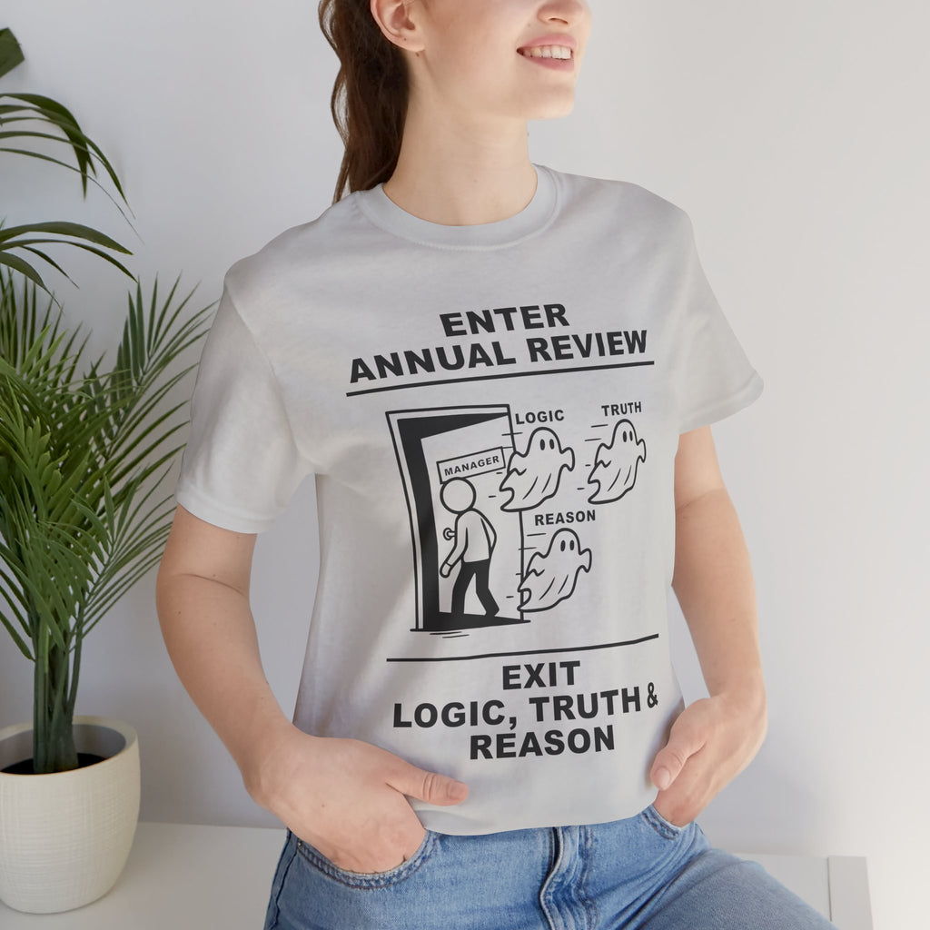 Annual Review T-Shirt – Cliffverse Office Humor Graphic Tee for Corporate Survivors