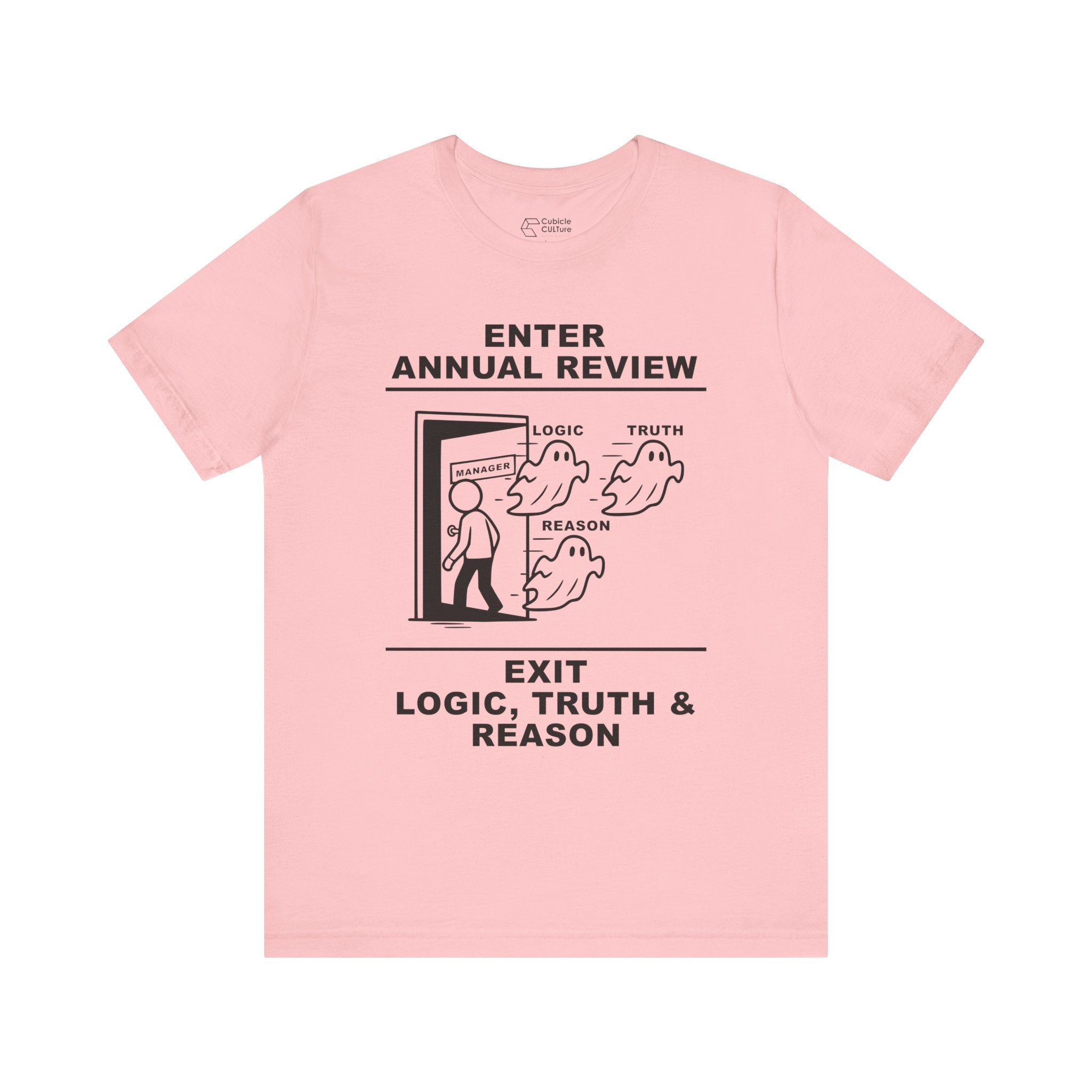 Annual Review T-Shirt – Cliffverse Office Humor Graphic Tee for Corporate Survivors