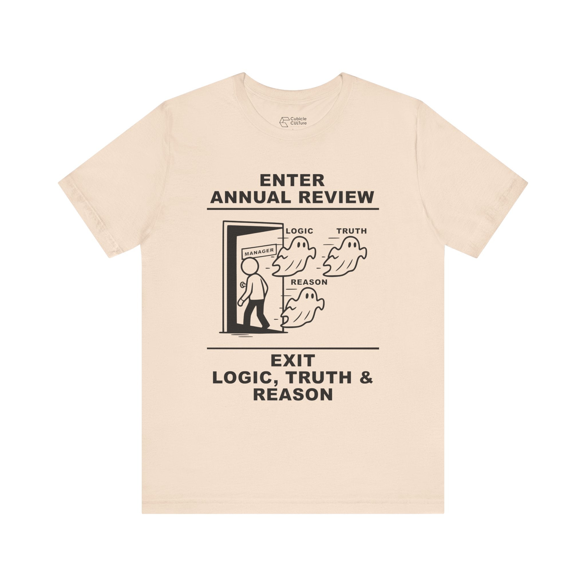 Annual Review T-Shirt – Cliffverse Office Humor Graphic Tee for Corporate Survivors