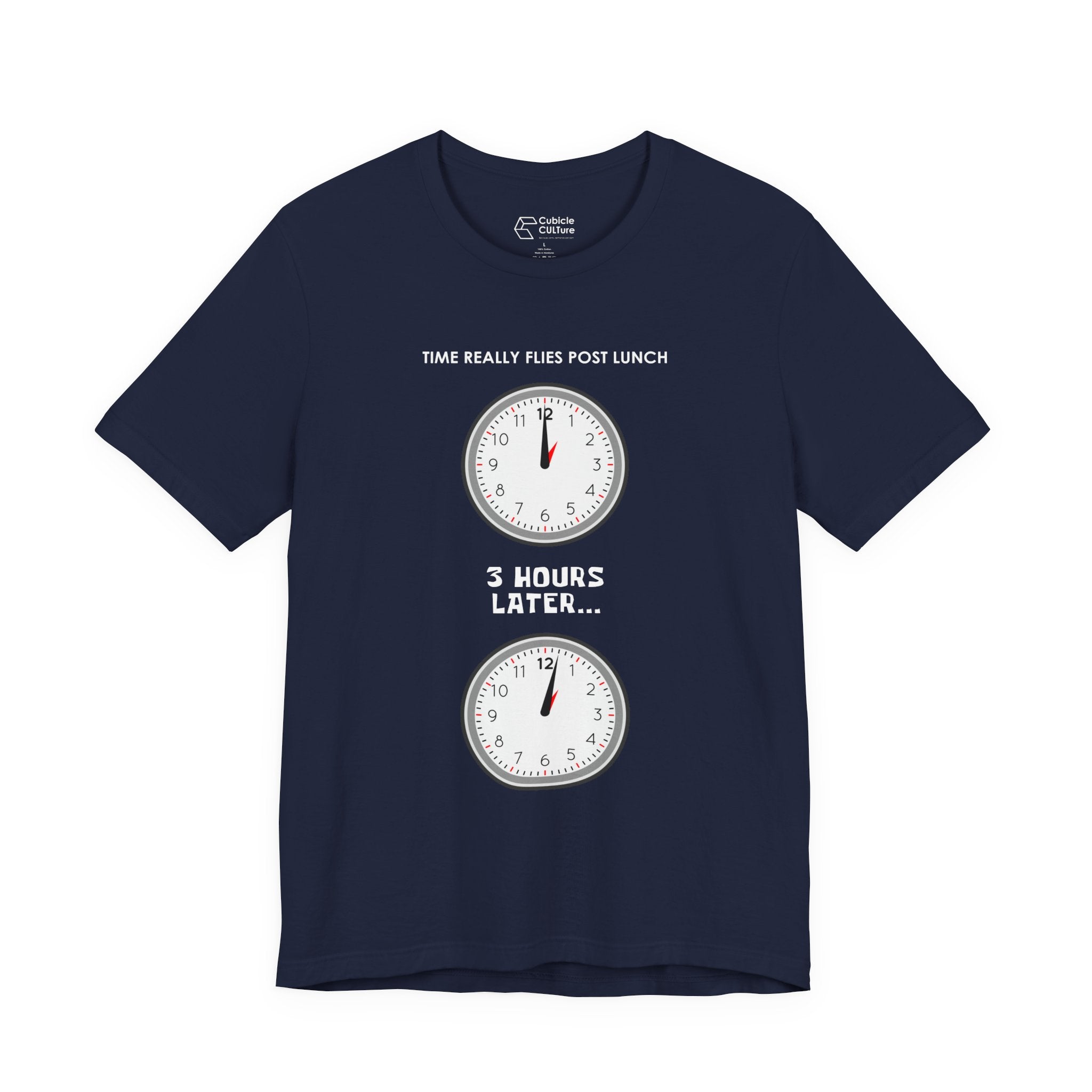 Post Lunch Woe T-Shirt – Dark Humor Afternoon Slump Graphic Tee