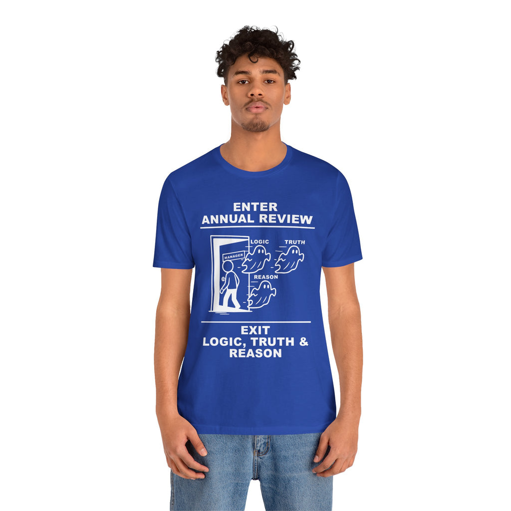 Annual Review T-Shirt – Cliffverse Office Humor Graphic Tee for Corporate Survivors