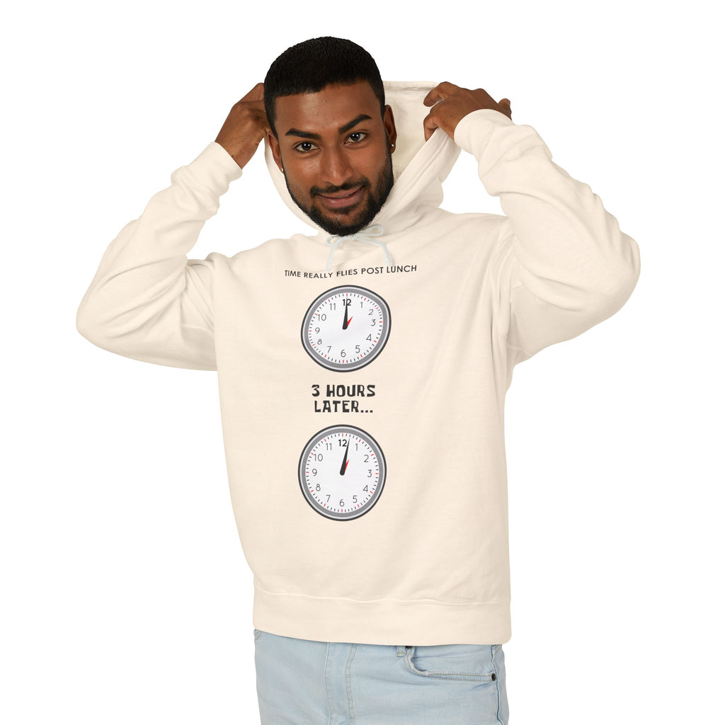 Post Lunch Woe Hoodie – Dark Humor Office Survival Sweatshirt