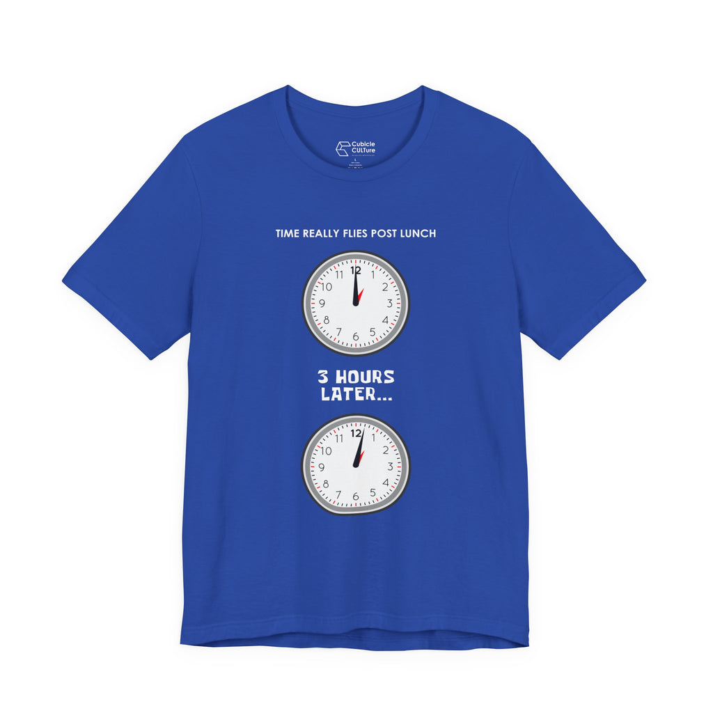 Post Lunch Woe T-Shirt – Dark Humor Afternoon Slump Graphic Tee