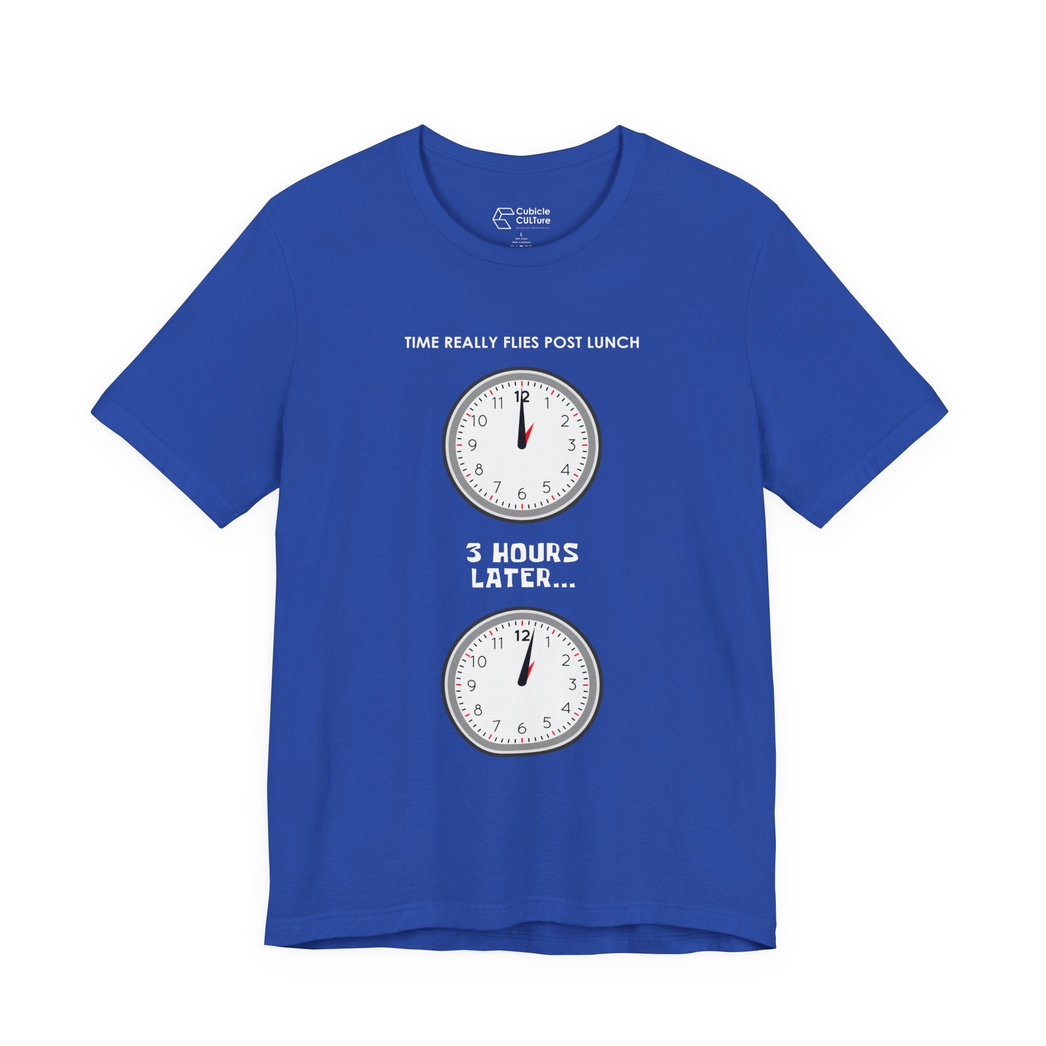 Post Lunch Woe T-Shirt – Dark Humor Afternoon Slump Graphic Tee