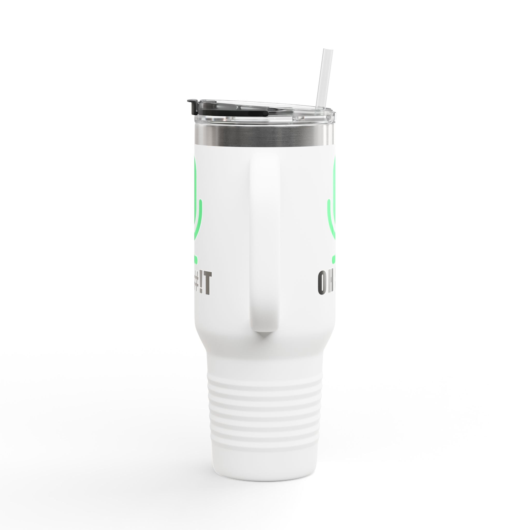 OH S#!T Travel Mug – Hot Mic Zoom Meeting Horror Tumbler