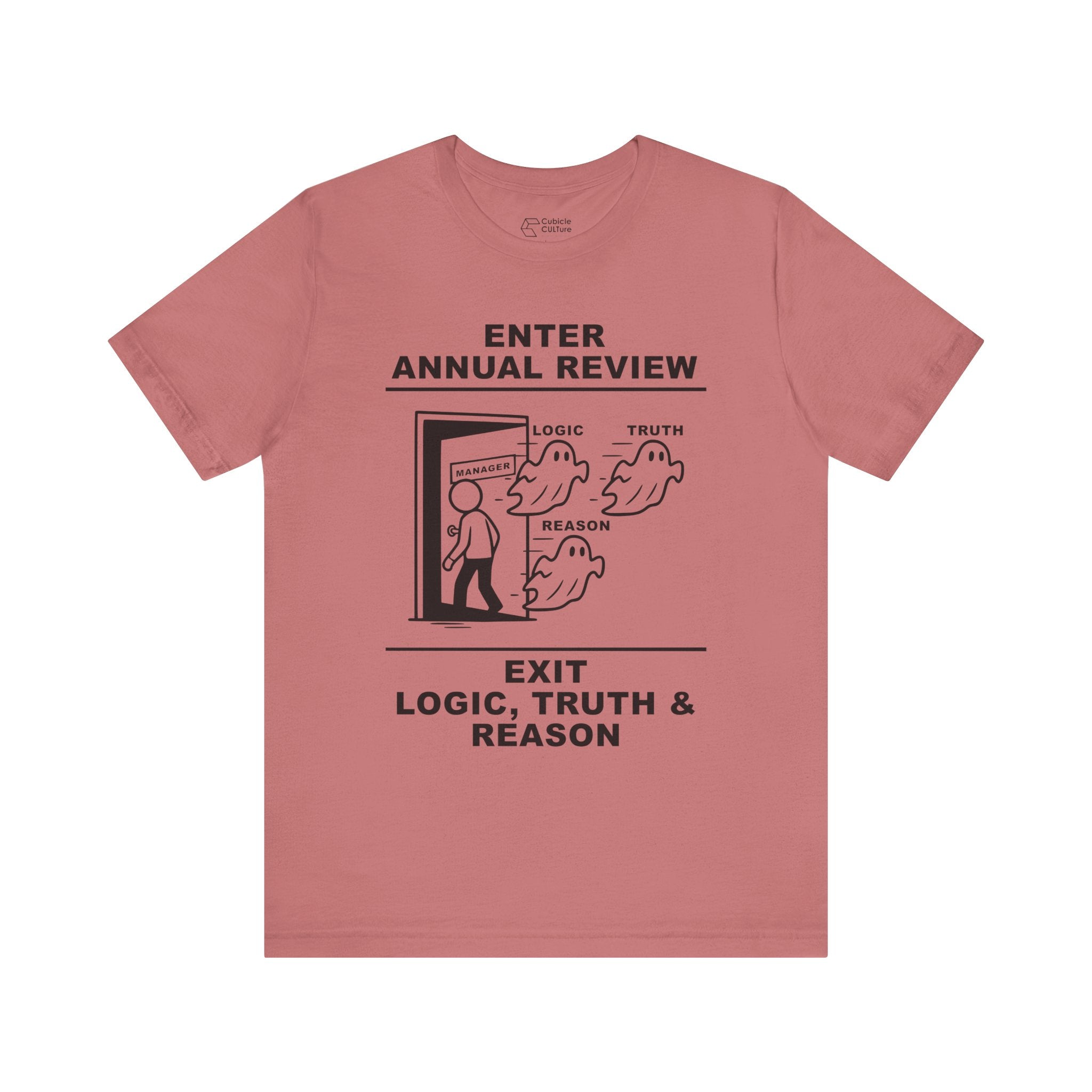 Annual Review T-Shirt – Cliffverse Office Humor Graphic Tee for Corporate Survivors