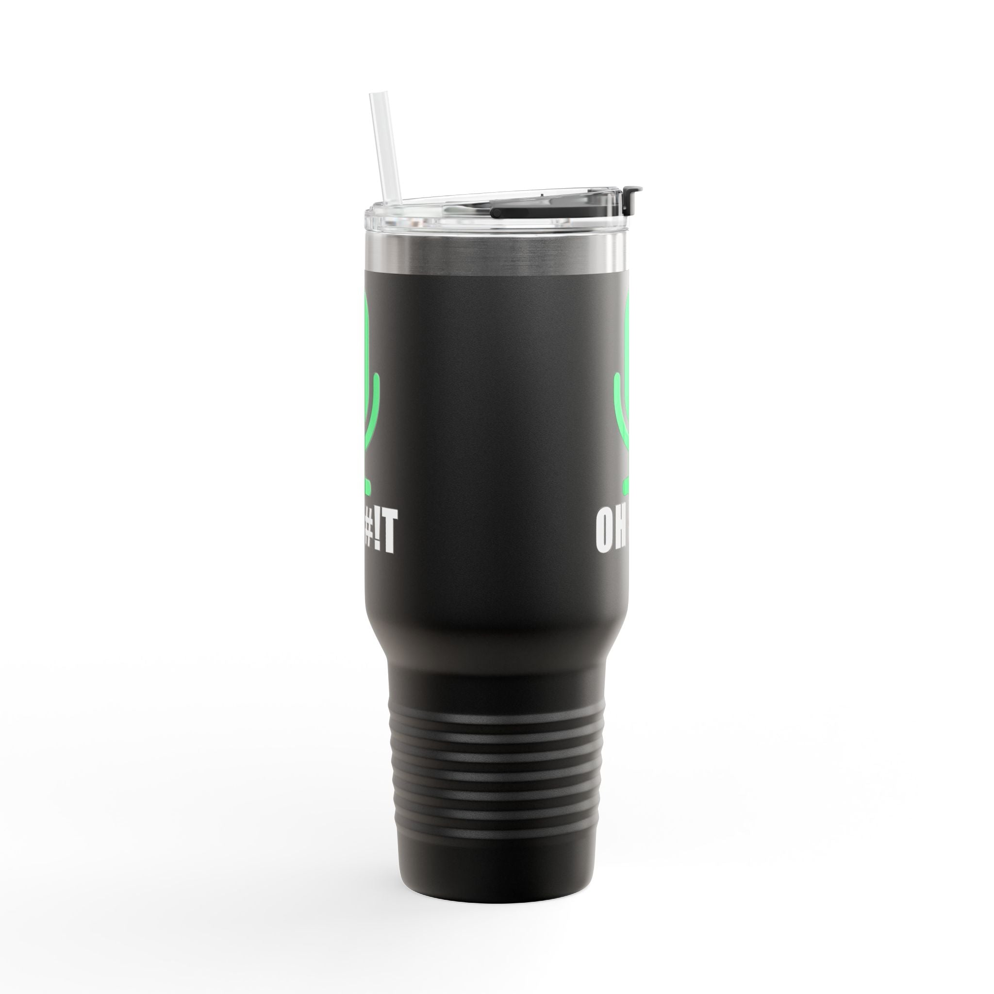 OH S#!T Travel Mug – Hot Mic Zoom Meeting Horror Tumbler