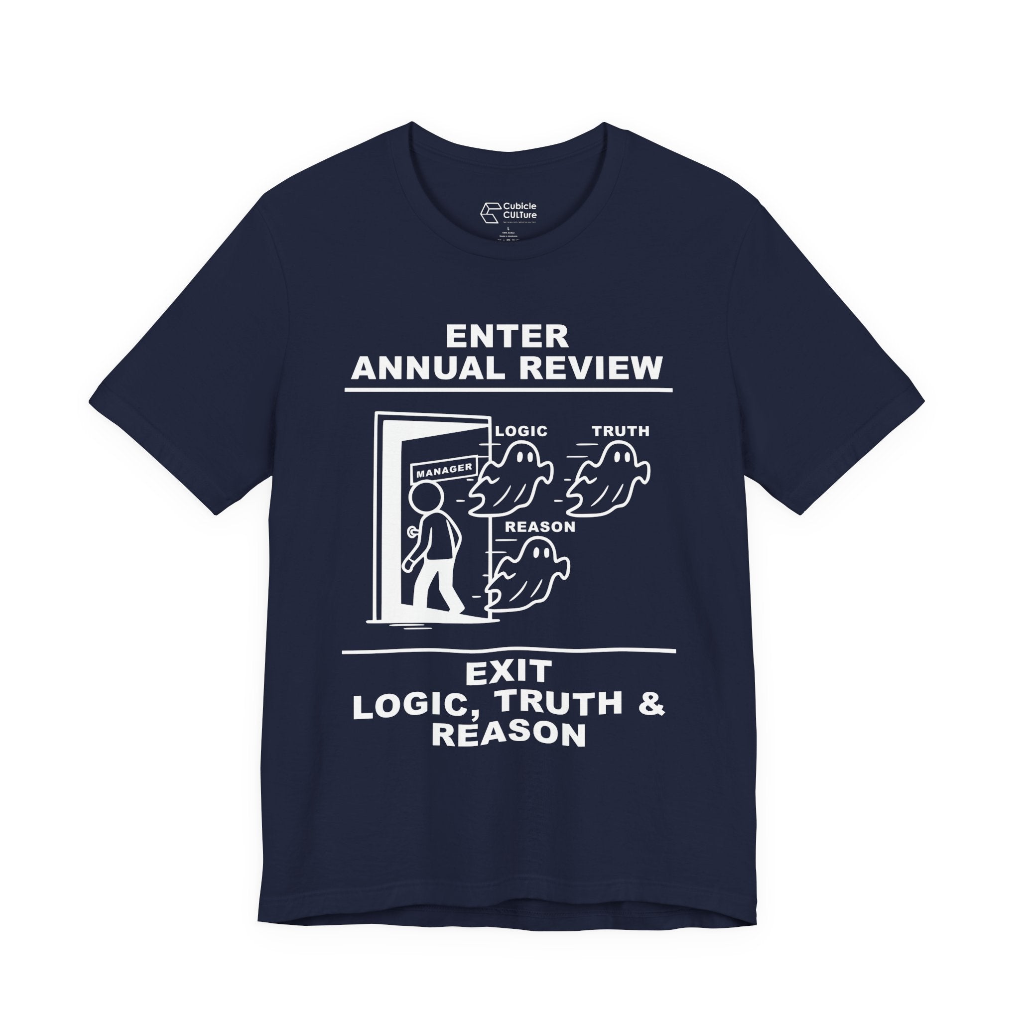 Annual Review T-Shirt – Cliffverse Office Humor Graphic Tee for Corporate Survivors