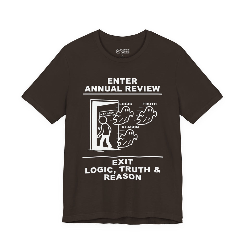 Annual Review T-Shirt – Cliffverse Office Humor Graphic Tee for Corporate Survivors