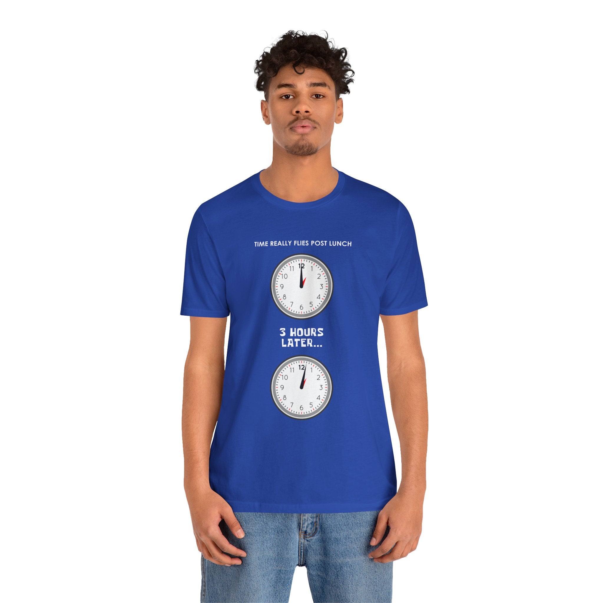Post Lunch Woe T-Shirt – Dark Humor Afternoon Slump Graphic Tee