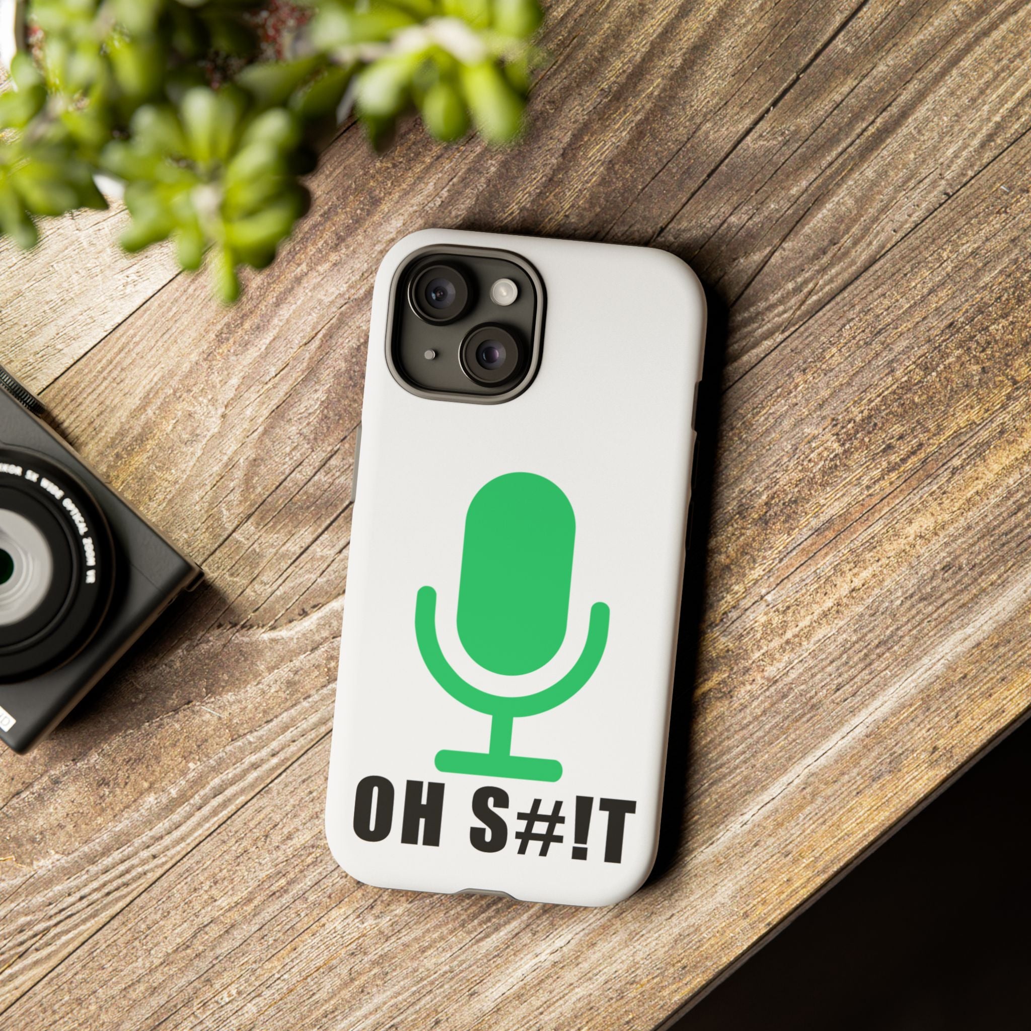 OH S#!T Phone Case – Hot Mic Zoom Meeting Horror Mobile Cover