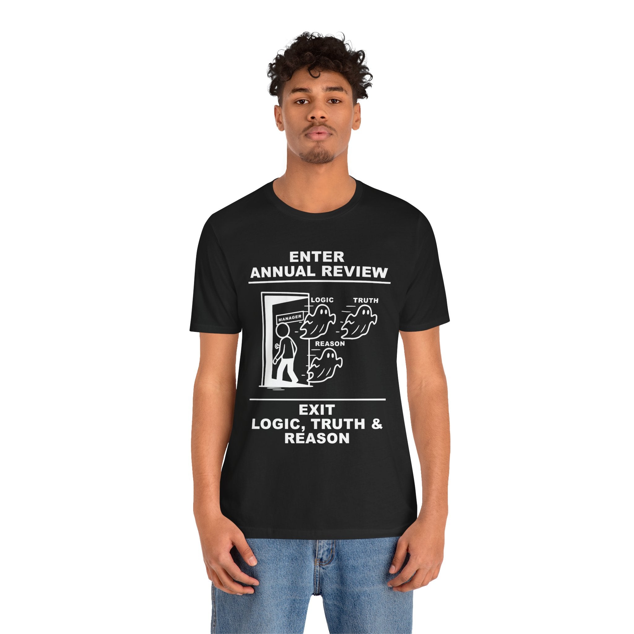 Annual Review T-Shirt – Cliffverse Office Humor Graphic Tee for Corporate Survivors