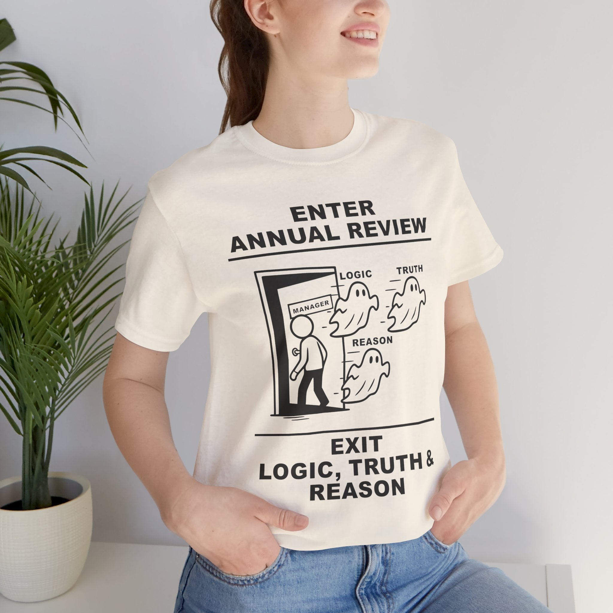 Annual Review T-Shirt – Cliffverse Office Humor Graphic Tee for Corporate Survivors