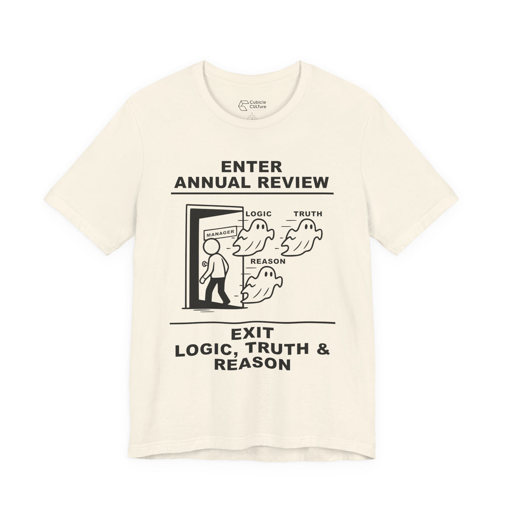 Annual Review T-Shirt – Cliffverse Office Humor Graphic Tee for Corporate Survivors