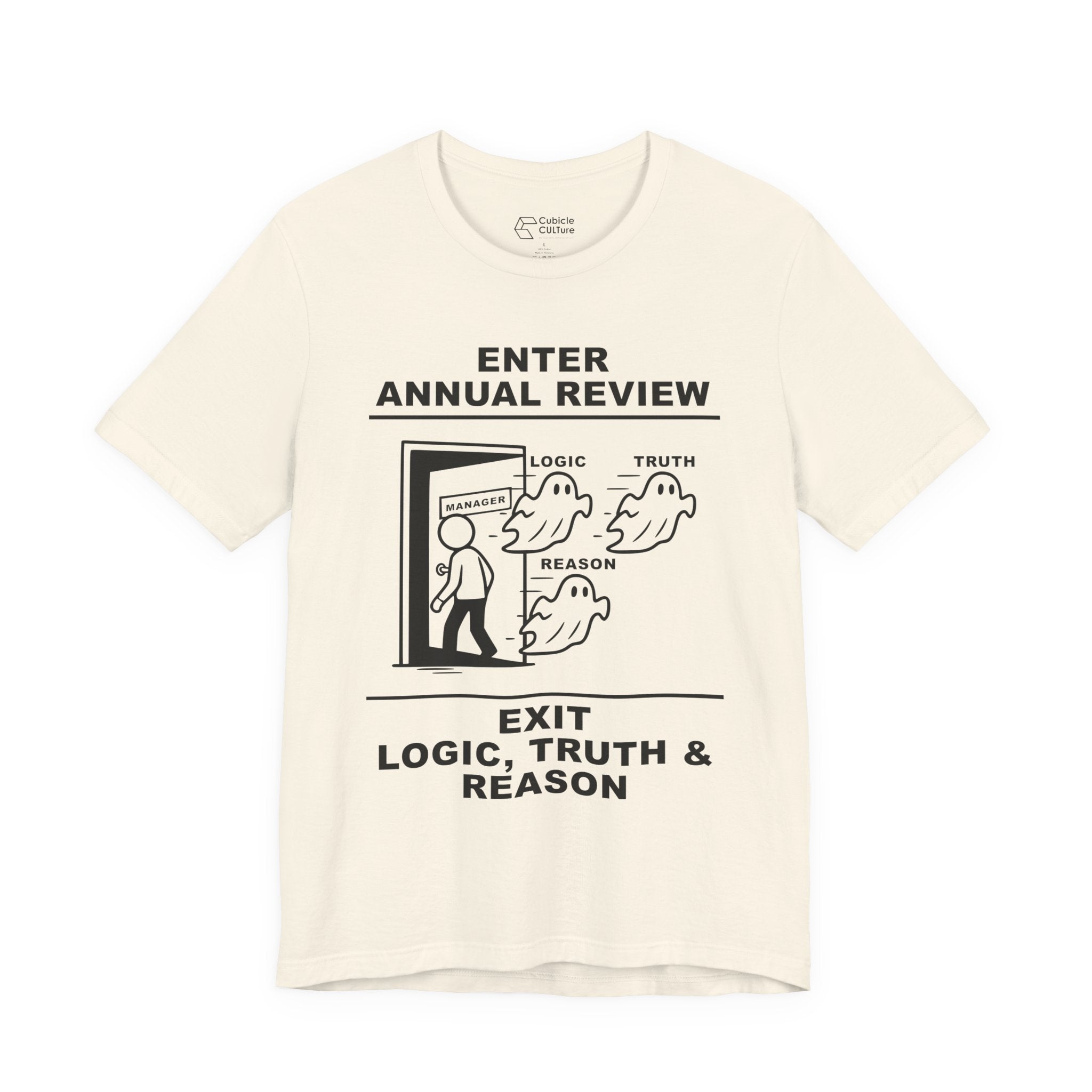 Annual Review T-Shirt – Cliffverse Office Humor Graphic Tee for Corporate Survivors