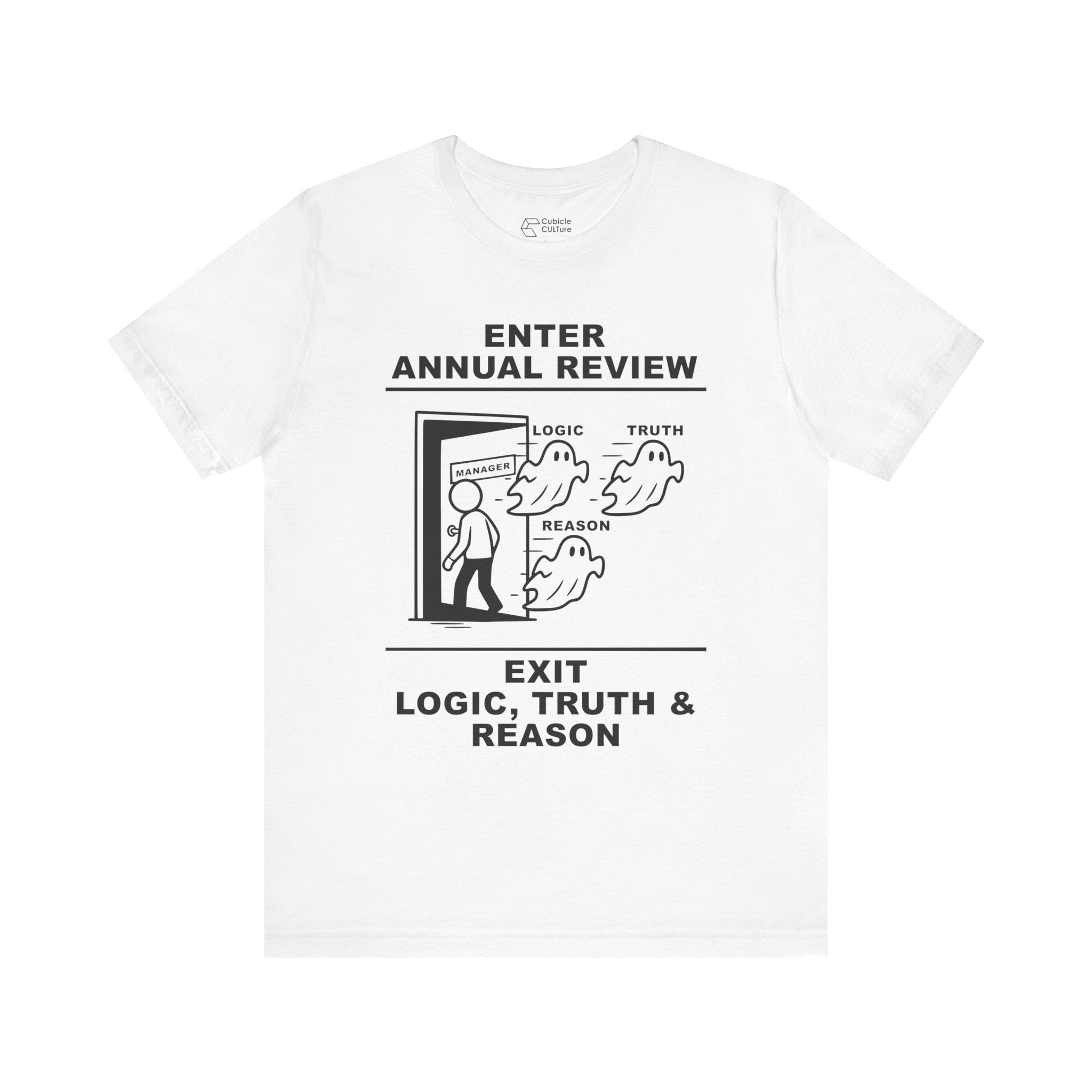 Annual Review T-Shirt – Cliffverse Office Humor Graphic Tee for Corporate Survivors